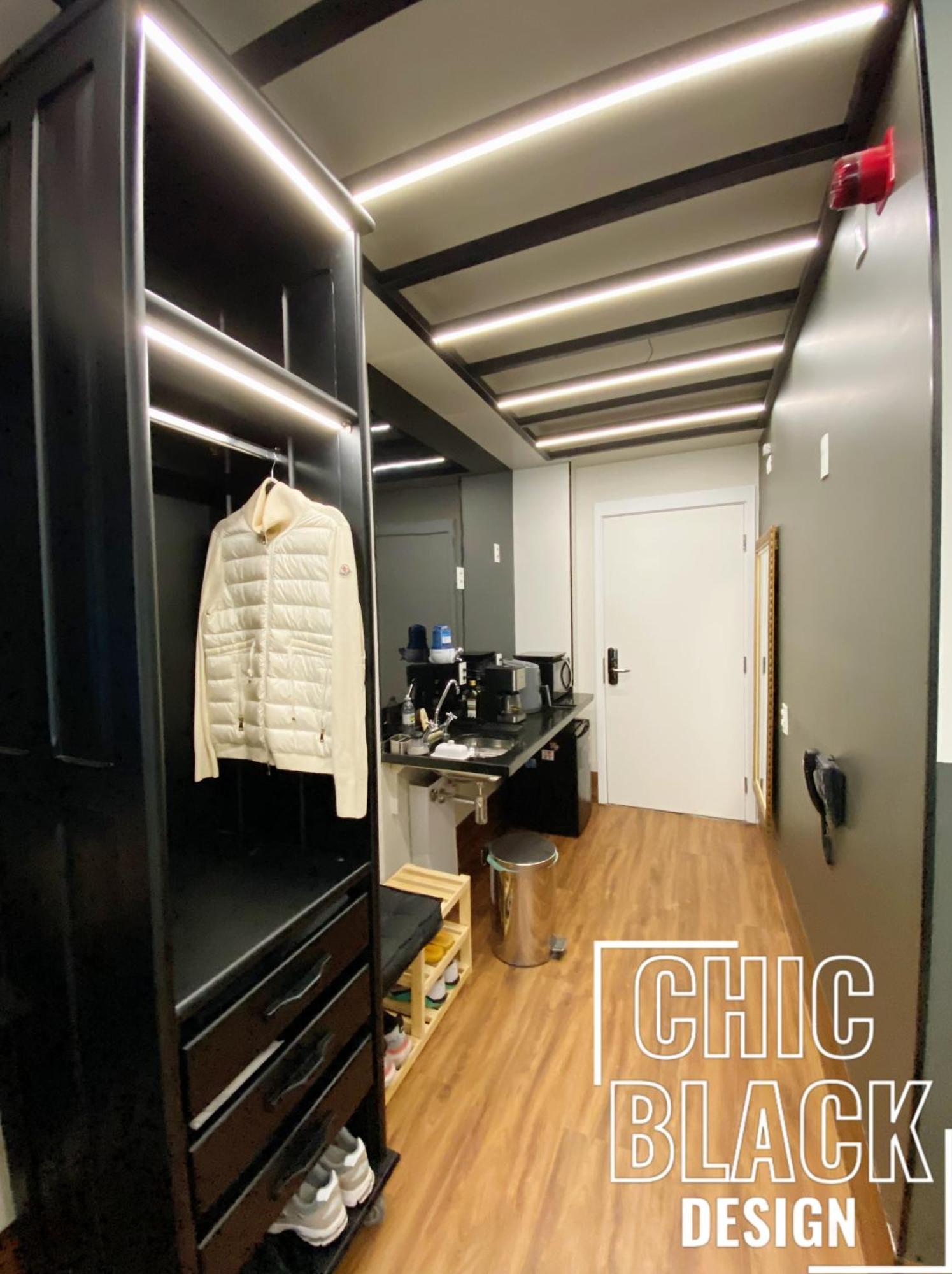 Chic Black Design - Zpinheiros Apartment São Paulo