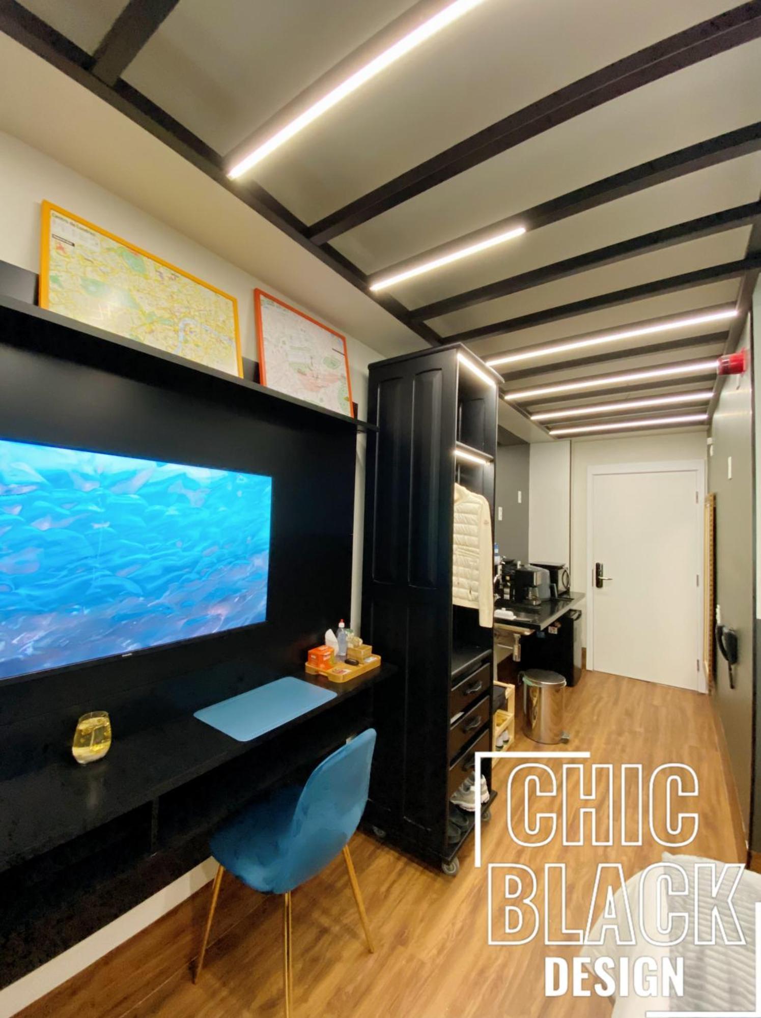 Apartment Chic Black Design - Zpinheiros *
