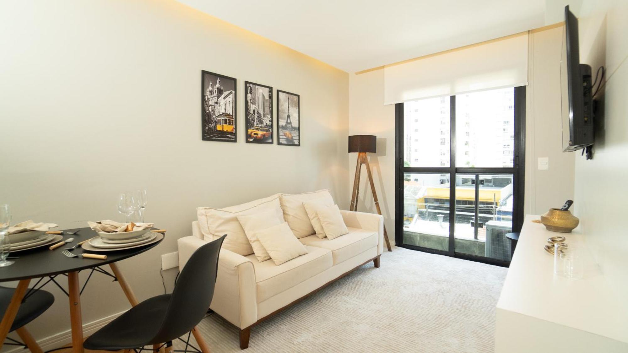 Aparthotel Flat Jardim Paulista Ii - Sp - Proximo Da Av Paulista E Ao Lado Do Shopping Pamplona