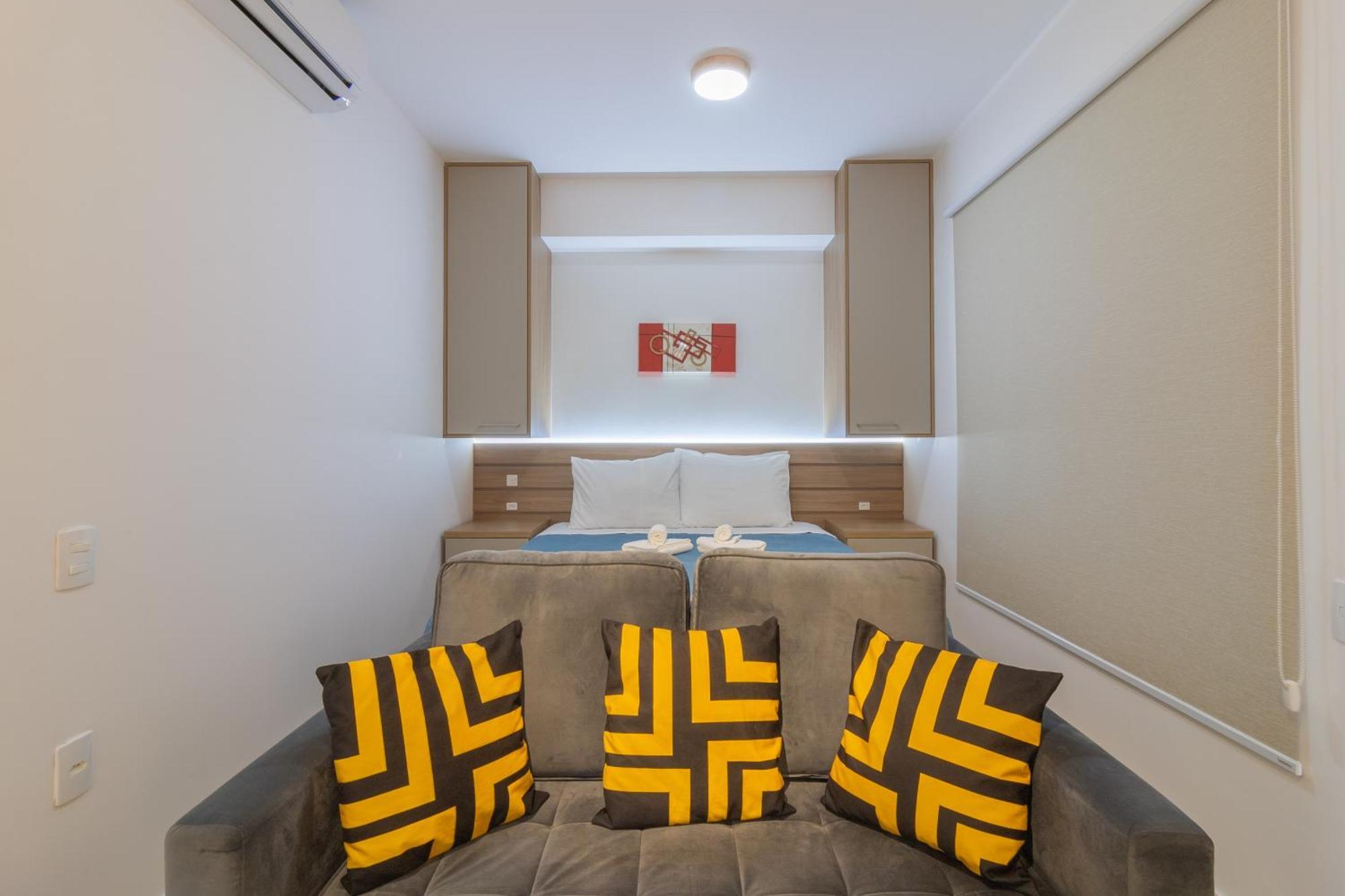 Apartemen Flat Novissimo A 200m Do Metro Madalena *