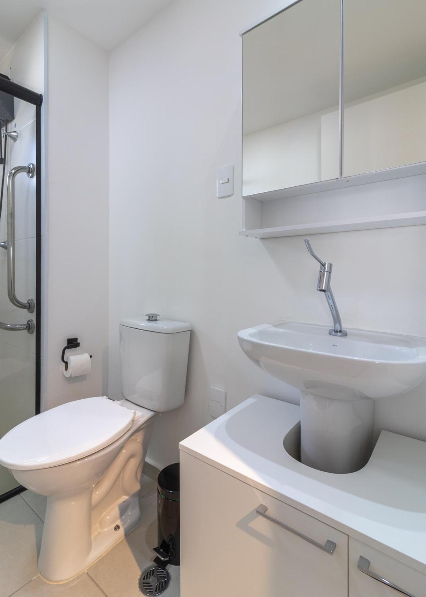 Apartment Flat Com Separado E Varanda A 200m Do Metro Madalena Sao Paulo