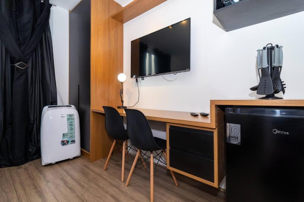 Apartemen Loft Novinho, Ar Condicionado, Ha 200m Do Metro Bras Sao Paulo