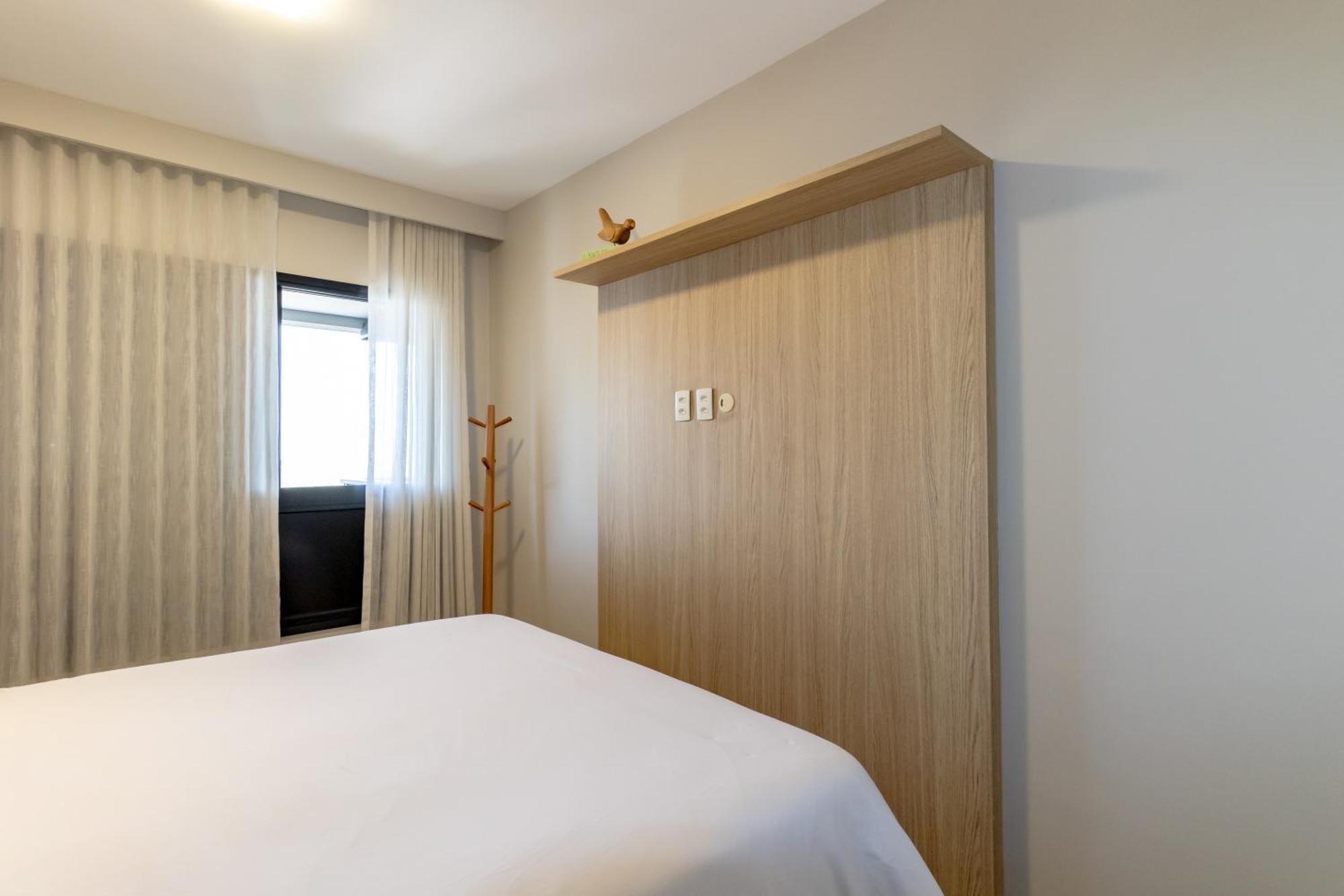Apartemen Charme Pinheiros E Jardins Com Piscina, Cama Queen
