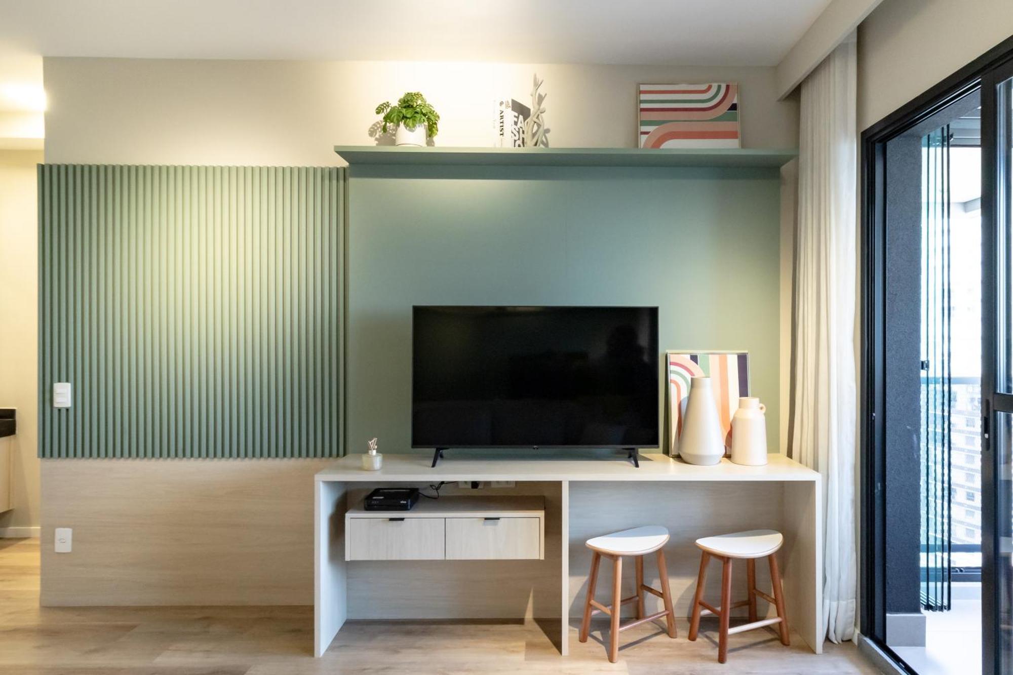 Apartemen Charme Pinheiros E Jardins Com Piscina, Cama Queen *
