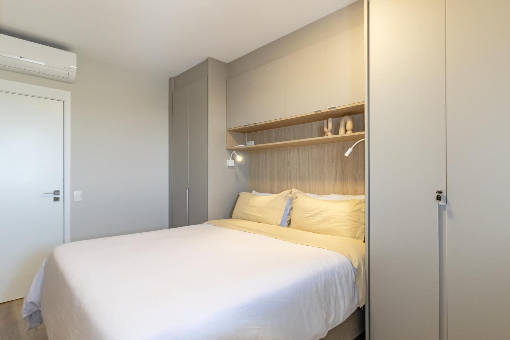 Apartment Charme Pinheiros E Jardins Com Piscina, Cama Queen Sao Paulo