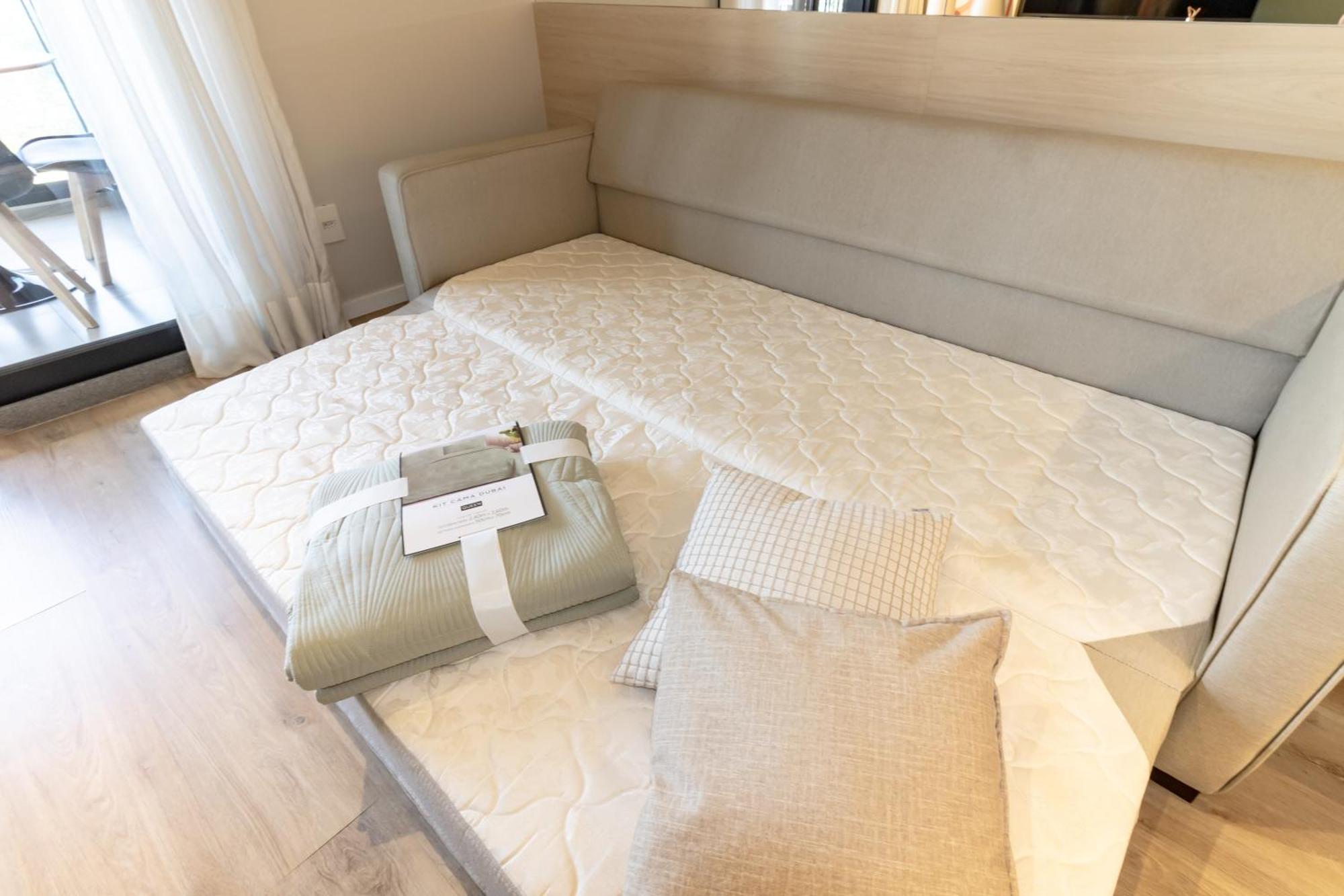 Charme Pinheiros E Jardins Com Piscina, Cama Queen Apartemen Sao Paulo