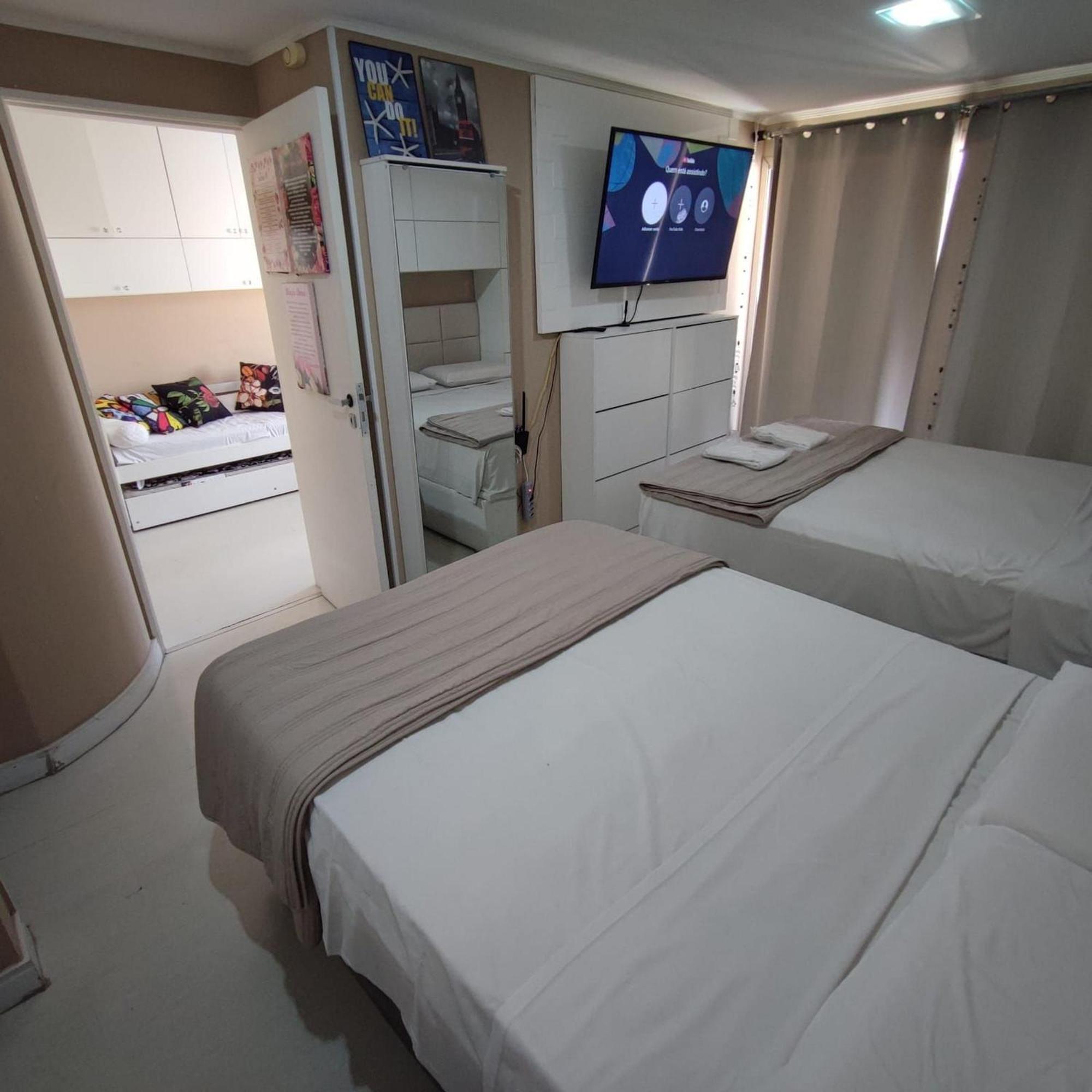 Flat Brlhante 5 Pessoas Garagem Hakka -feirinha-hospitais Apartemen Sao Paulo