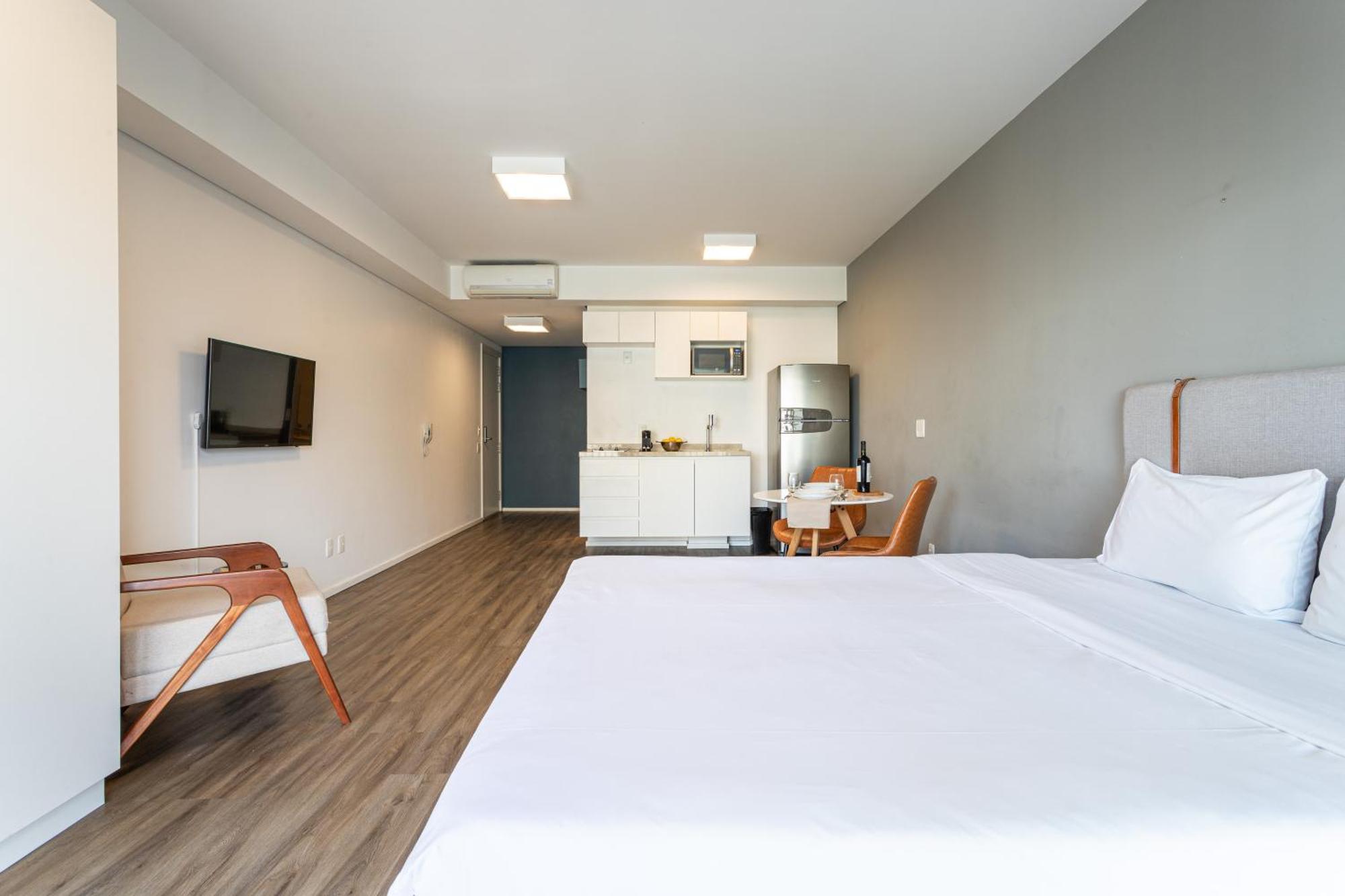 Setin Downtown Genebra - Completos Na Bela Vista Com Piscina Apartment *