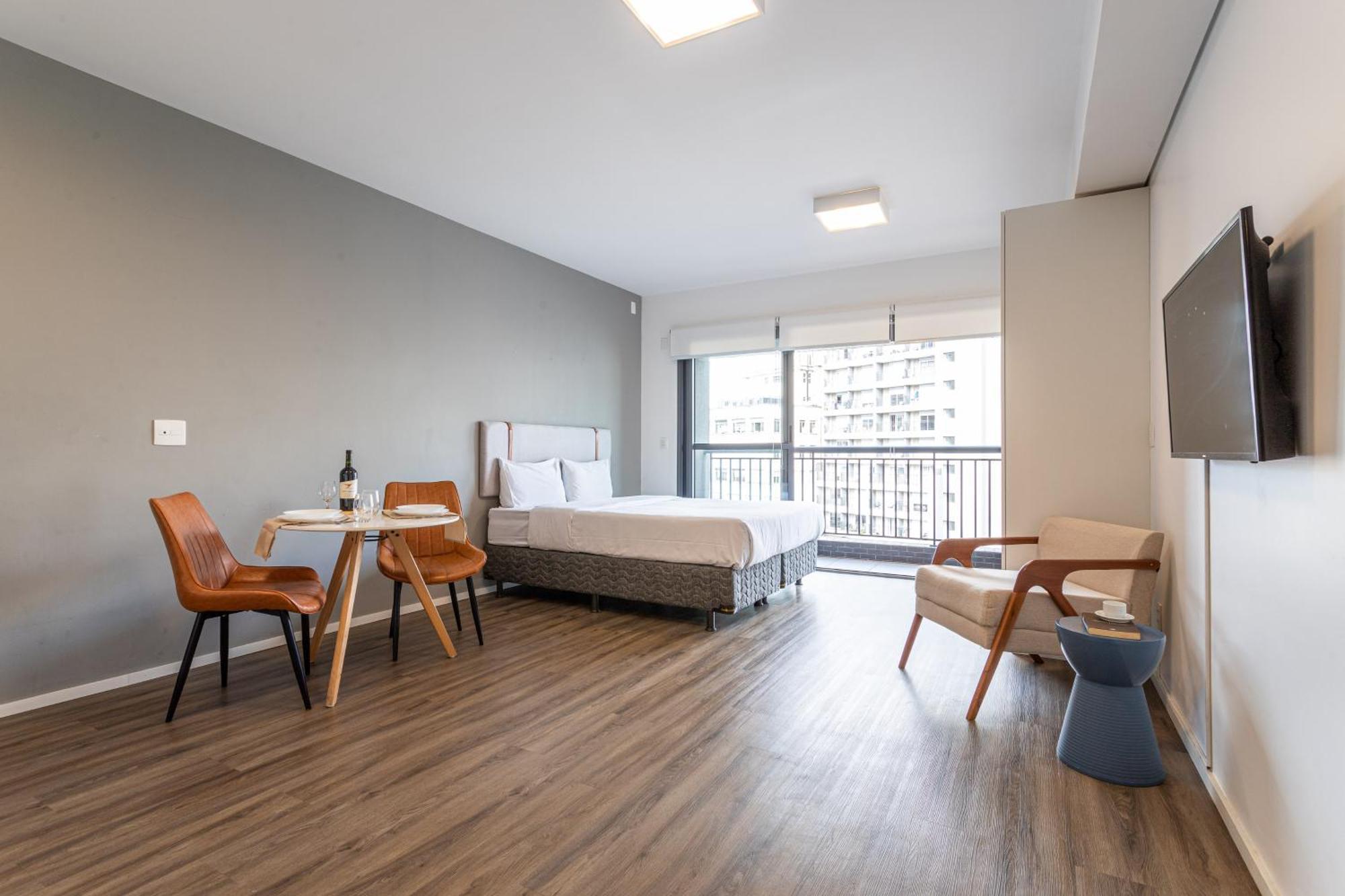 Apartment Setin Downtown Genebra - Completos Na Bela Vista Com Piscina
