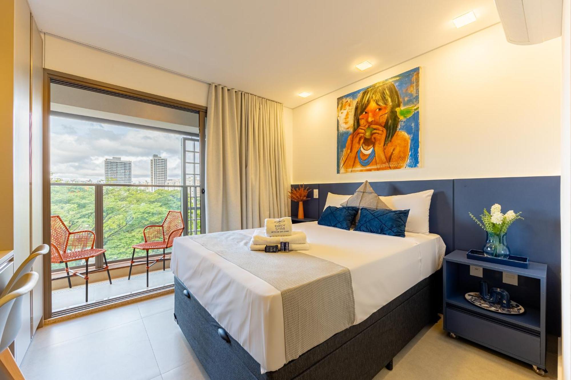 Apartemen Easy Star - Lindo Iluminado No Brooklin - Fe01i Sao Paulo