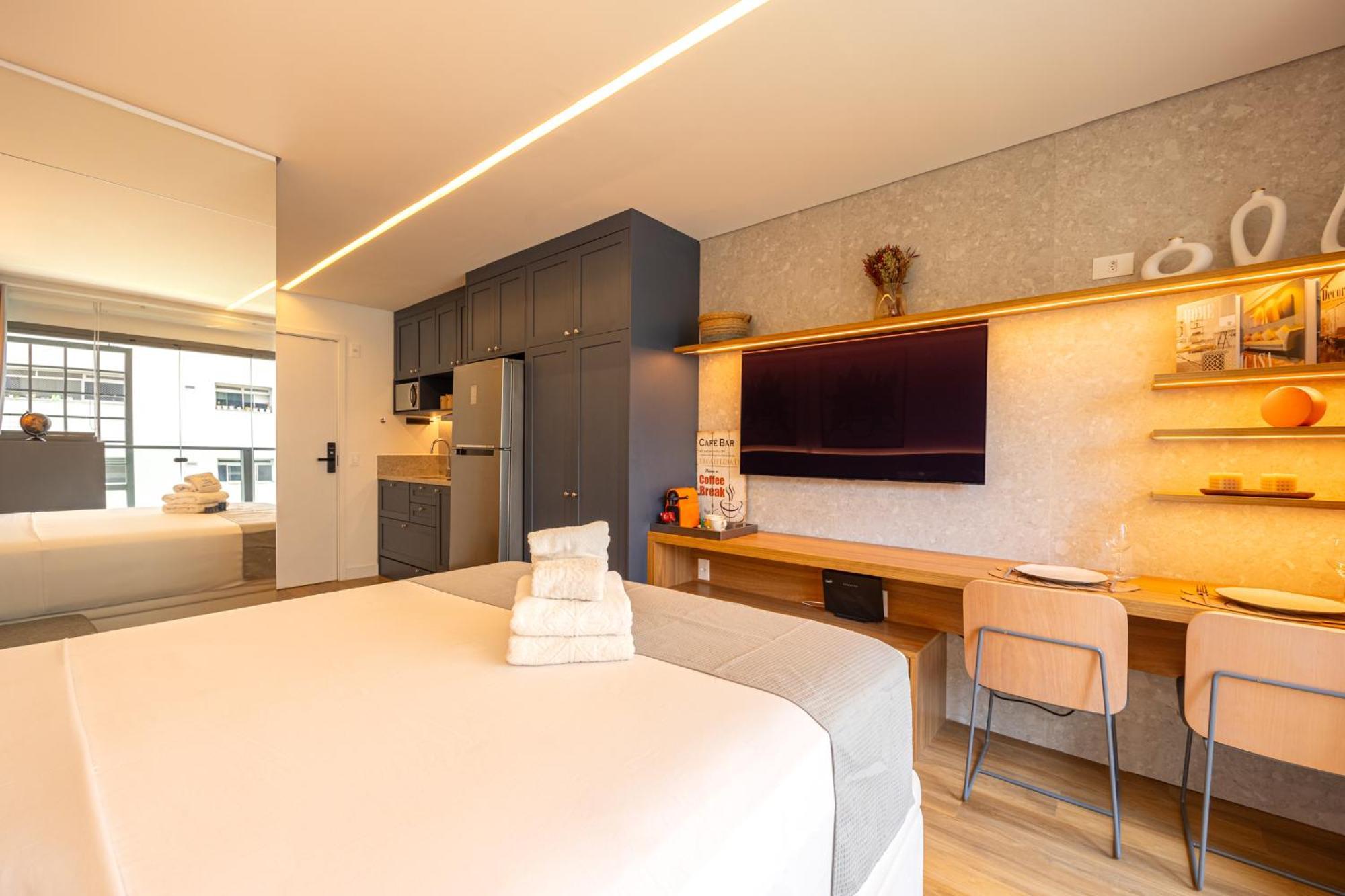 Apartment Easy Star - Estiloso No Coracao Do Novo Booklin - He01i *