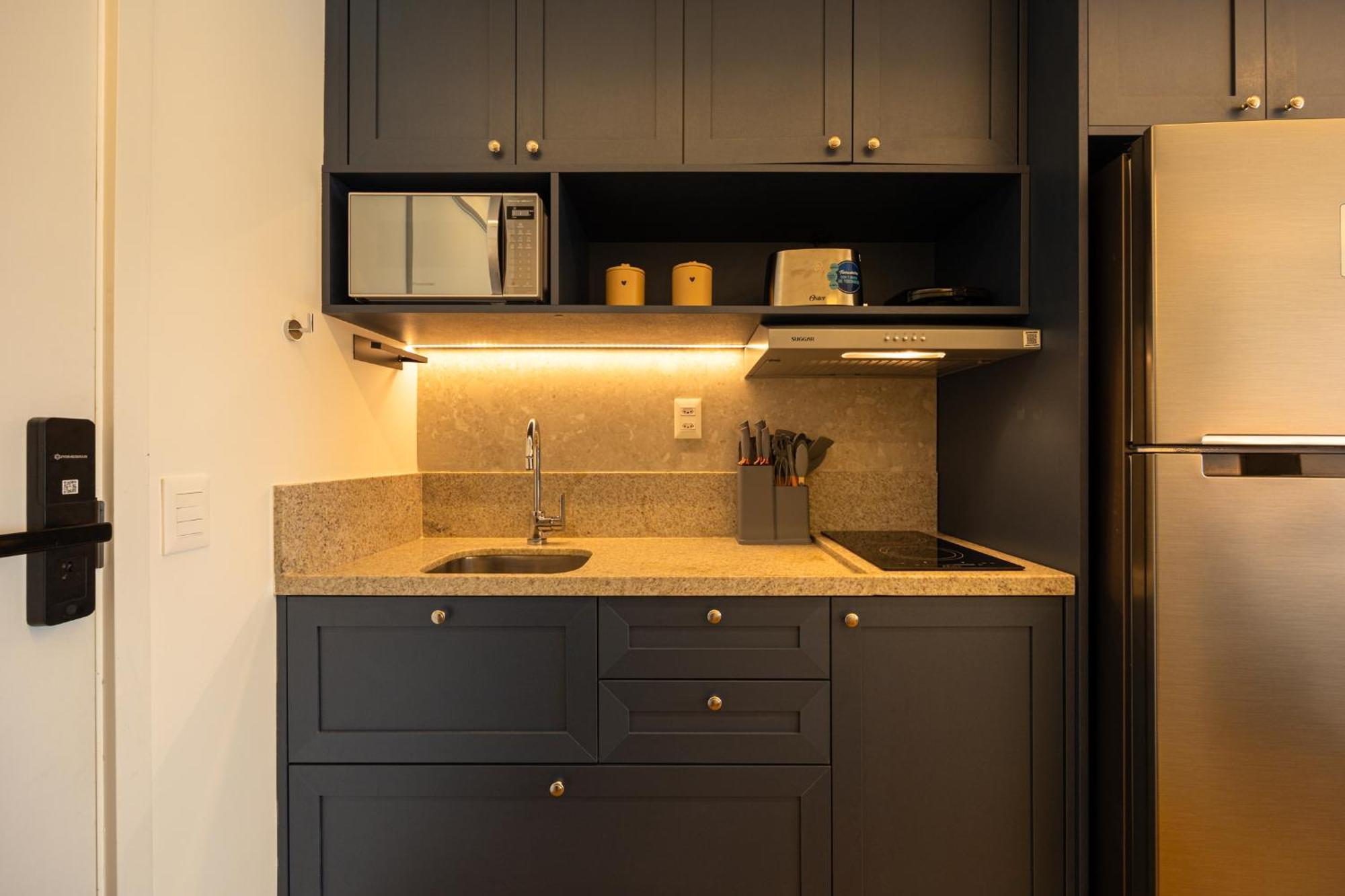Apartamento Easy Star - Estiloso No Coracao Do Novo Booklin - He01i São Paulo