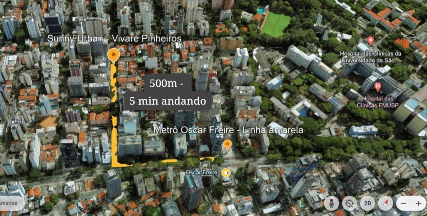 Apartamento Sunny Urban -pinheiros Px Ao Hosp. Das Clinicas.
