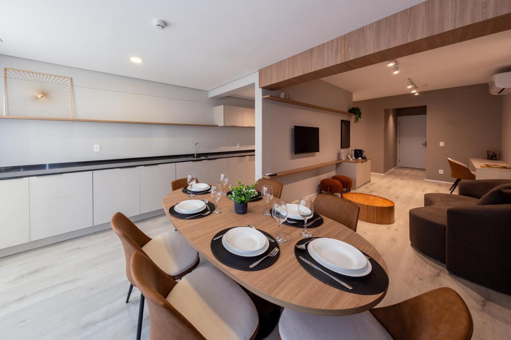 Apartemen Charlie Contemporaneo Jardins Essential Sao Paulo