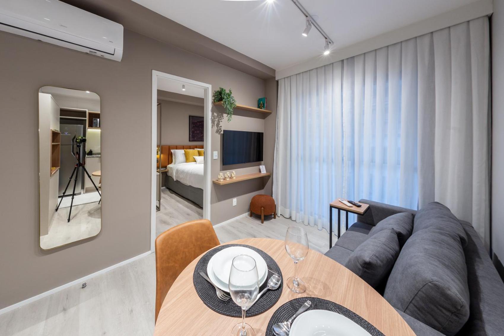 Charlie Contemporaneo Jardins Essential Apartemen *