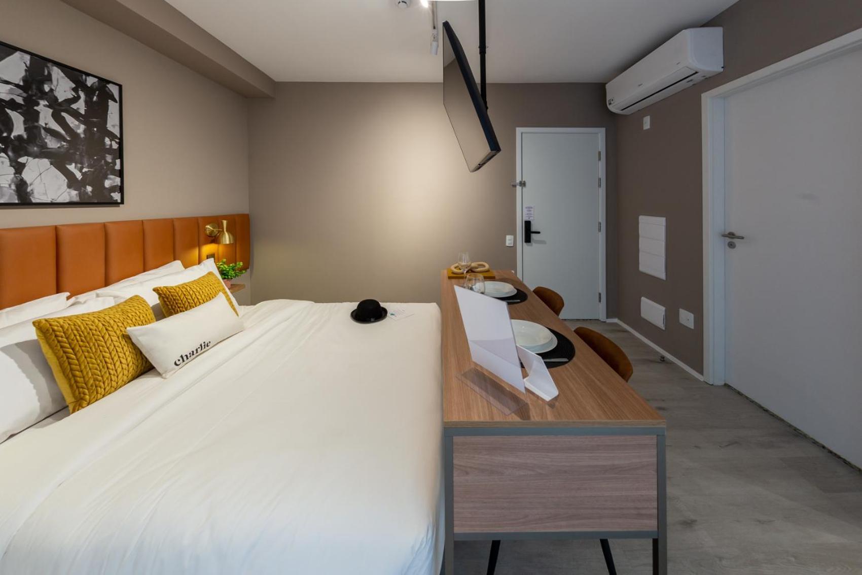 Apartment Charlie Contemporaneo Jardins Essential Sao Paulo