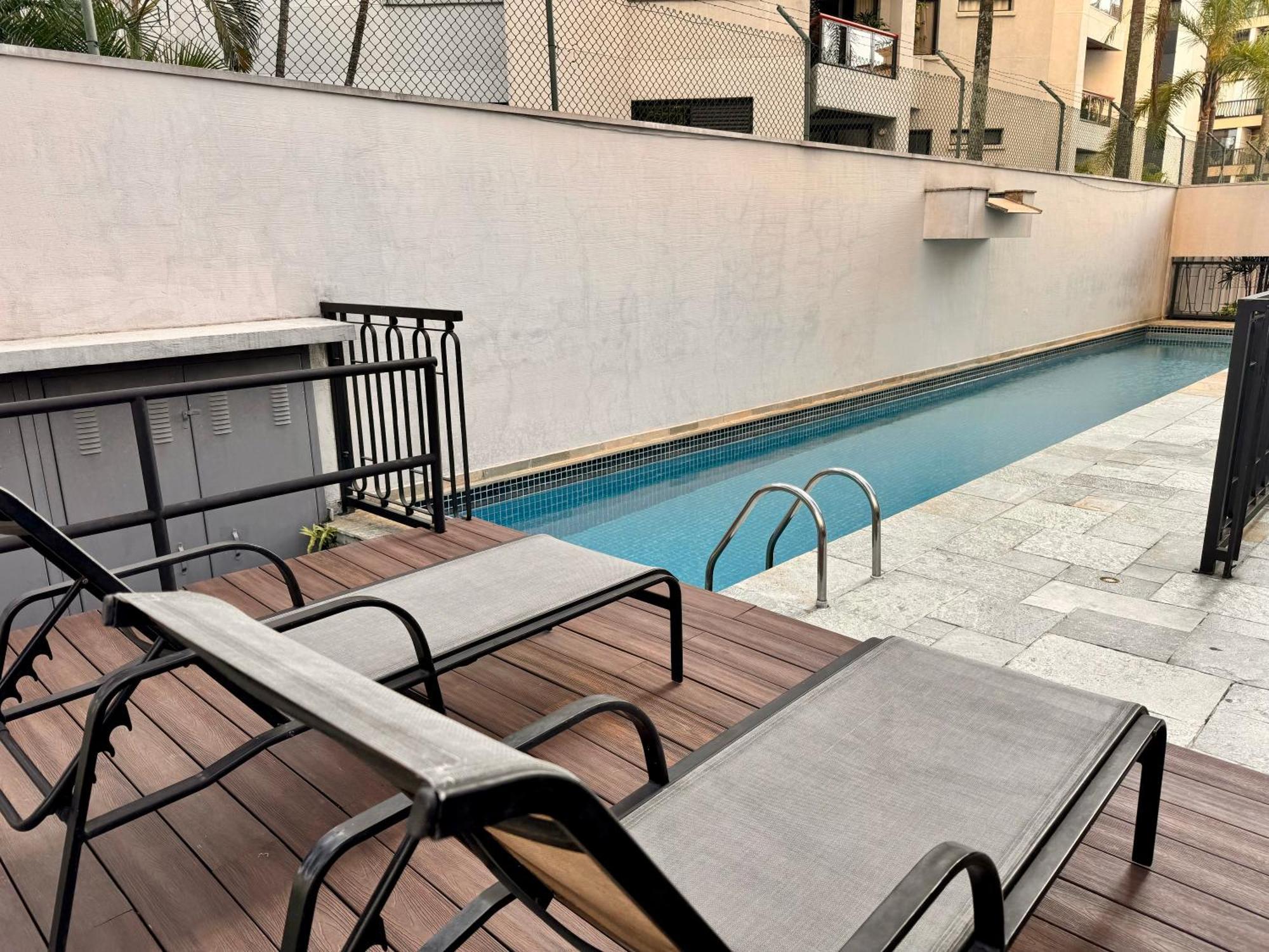 Flat Em Sao Paulo, Moema, Sp - 126 - Lazer, Ac E Estacionamento Apartment Sao Paulo