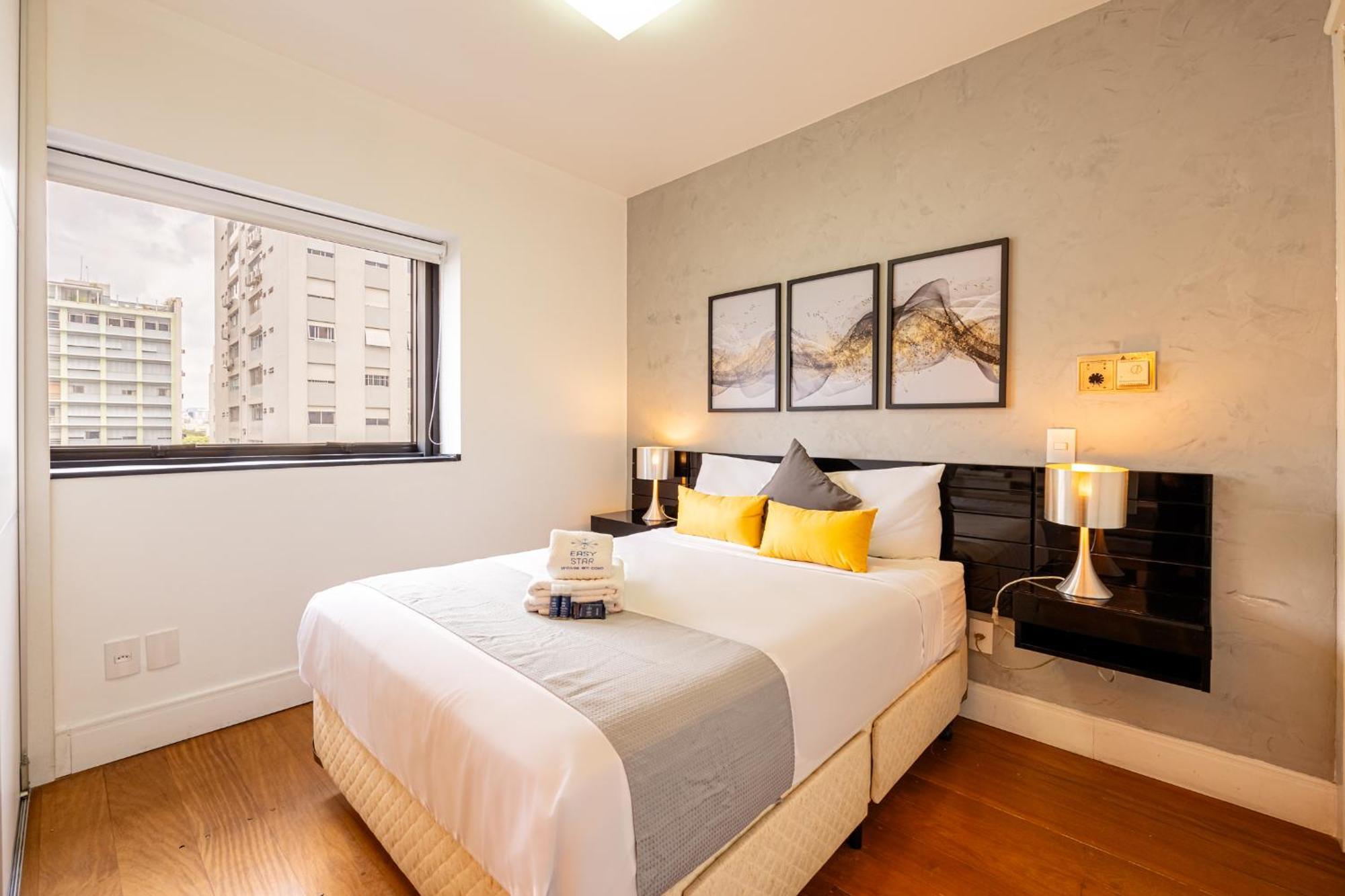 Daire Easy Star - Lindo Flat C/vaga No Jardim Paulista - Fk03i *