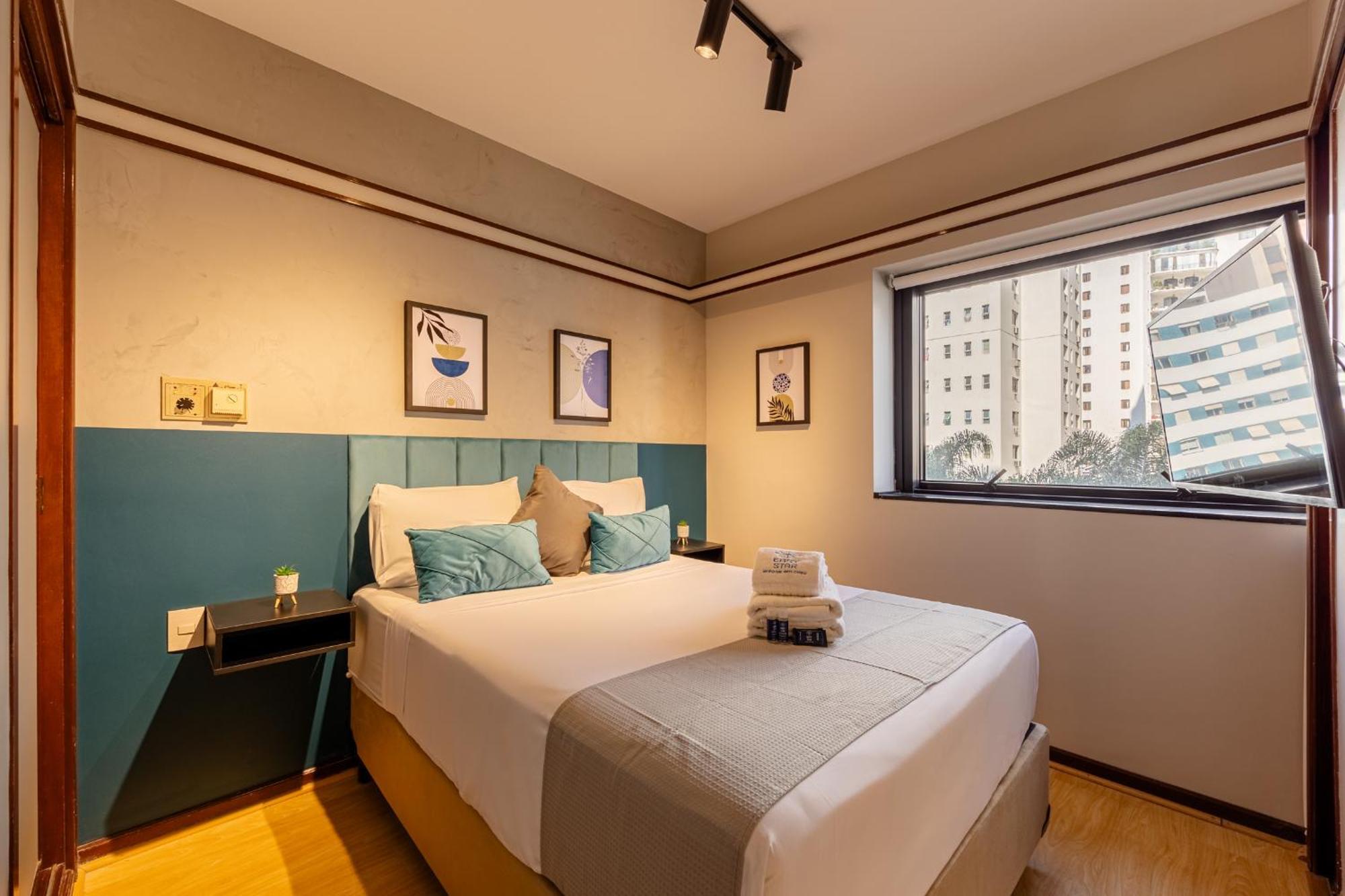 Daire Easy Star - Aconchegante Flat Perto Do Shopping Pamplona - Hq03i Sao Paulo