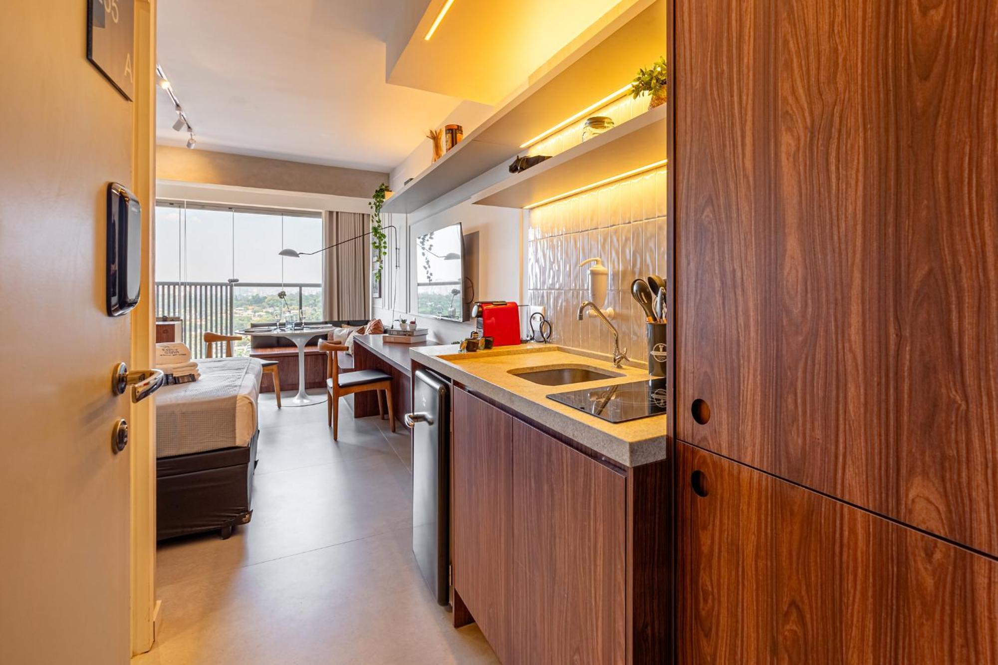 Apartment Easy Star - Fabuloso Studio Duplo No Alto Da Boa Vista - Ga01i *