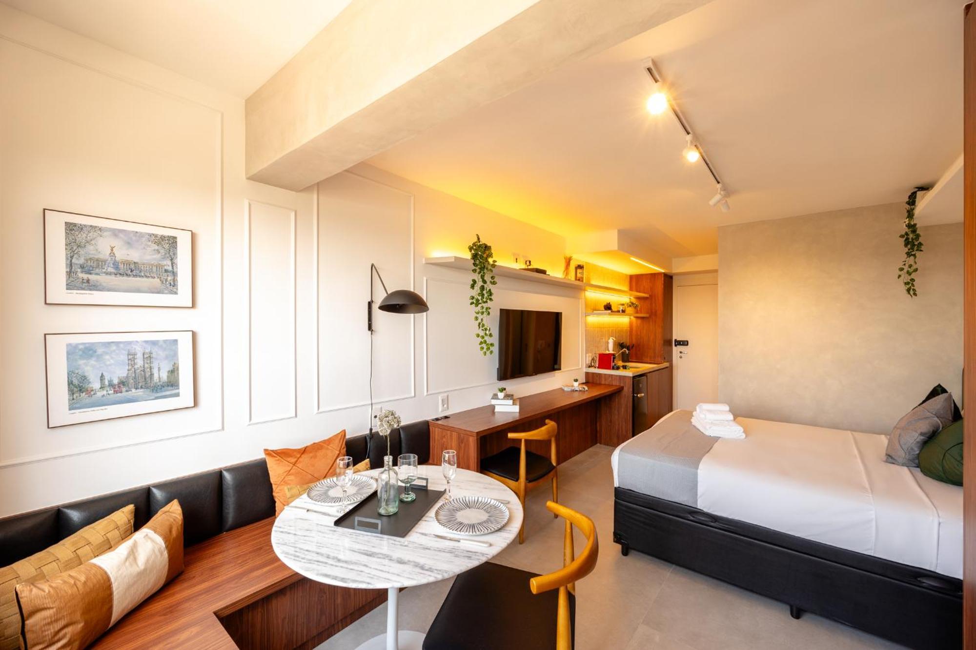 Apartment Easy Star - Fabuloso Studio Duplo No Alto Da Boa Vista - Ga01i *
