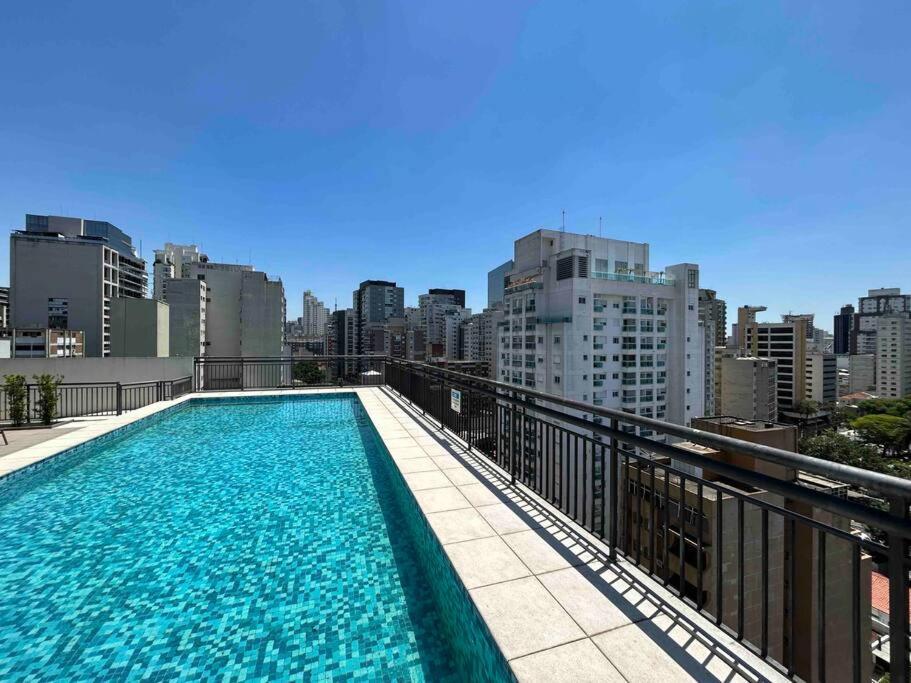 Lk1005 Espacoso Com Vista Da Vibrante Rua Augusta Apartemen Sao Paulo