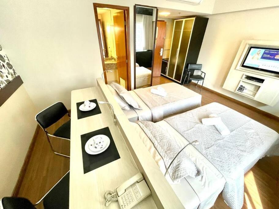 Flat Com Garagem Perto Hospital Bp Apartment