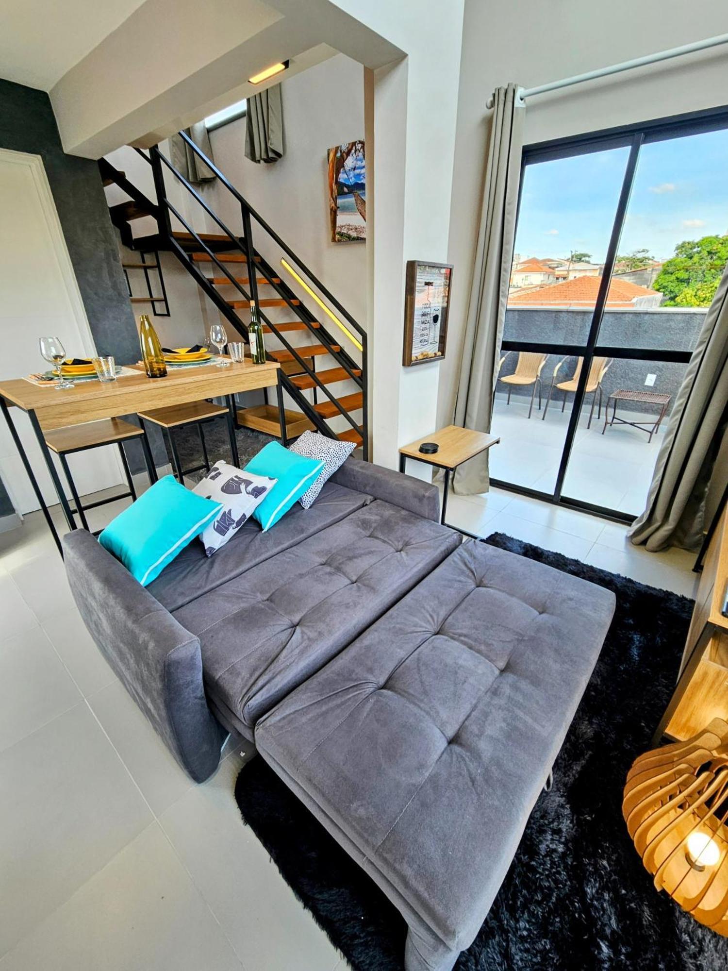 Loft Com Vista Panoramica Aeroporto Spexpo Metro Com Ac Sao Paulo