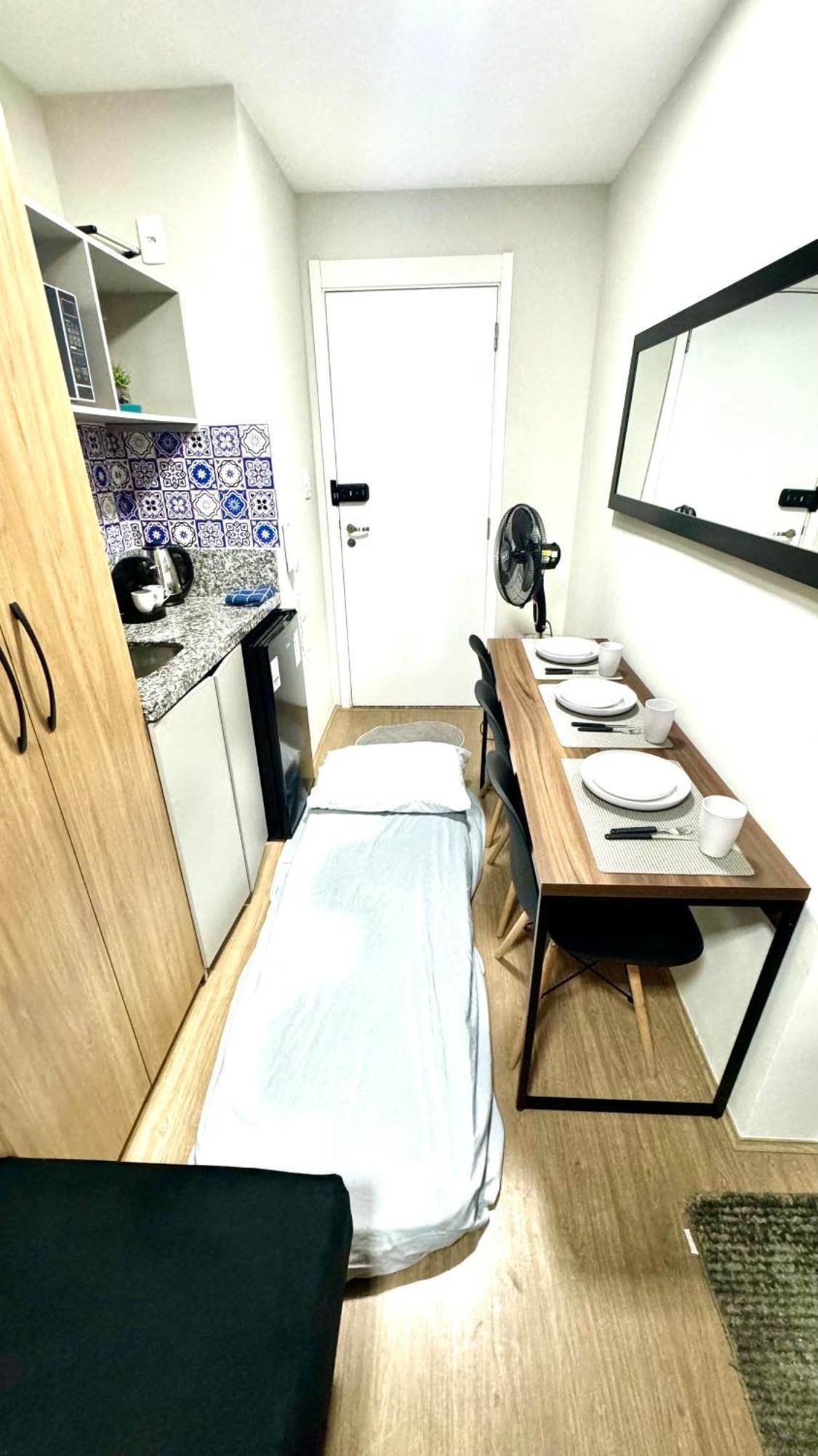 Otimo Em Frente Ao Metro Bras ! Apartemen Sao Paulo