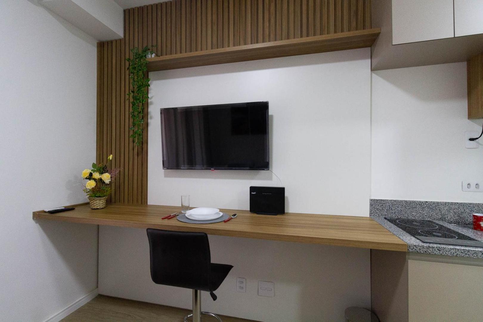 Studio Confortavel E Com Varanda No Alto Da Boa Vista Apartment