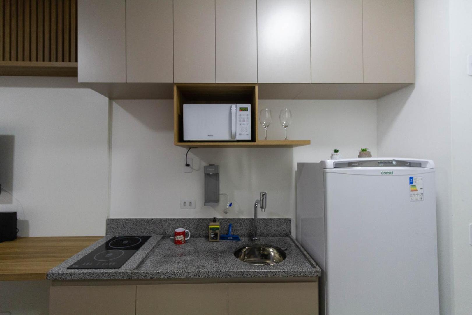 Apartment Studio Confortavel E Com Varanda No Alto Da Boa Vista *