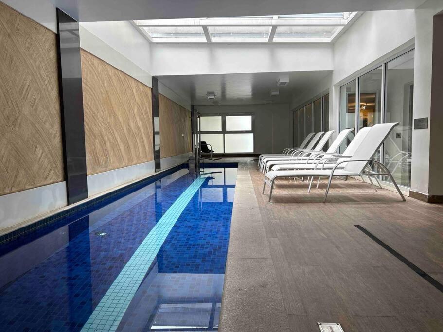 Apartamento Au48 Encantador Com Varanda E Vista Urbana