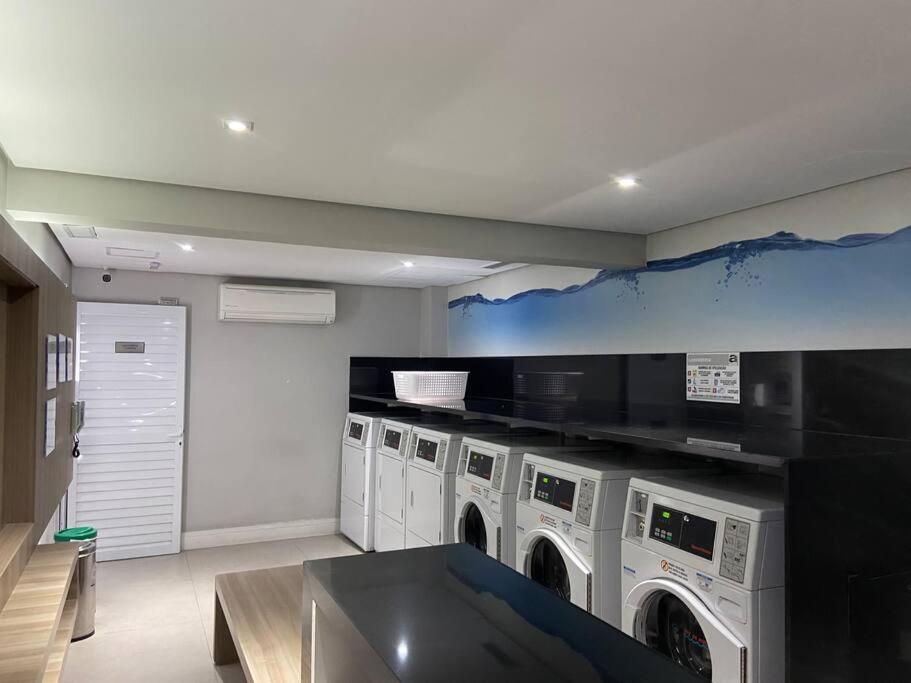 Apartment Au48 Encantador Com Varanda E Vista Urbana