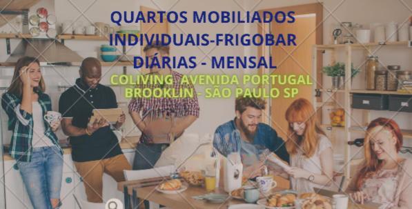 Hospedagem domiciliar Coliving Avenida Portugal - Brooklin