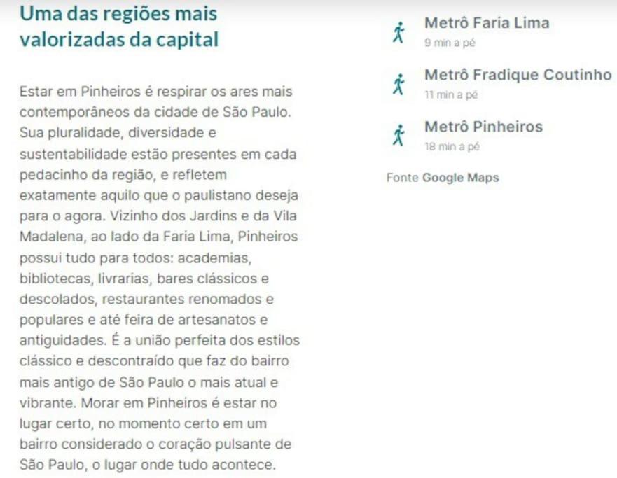Em Pinheiros - 2 Quadras Da Faria Lima E Madalena Apartemen *