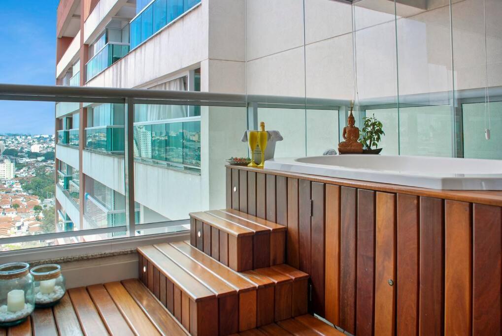 Apartment Private Airport View Kitchen Heat Open Pool Sao Paulo