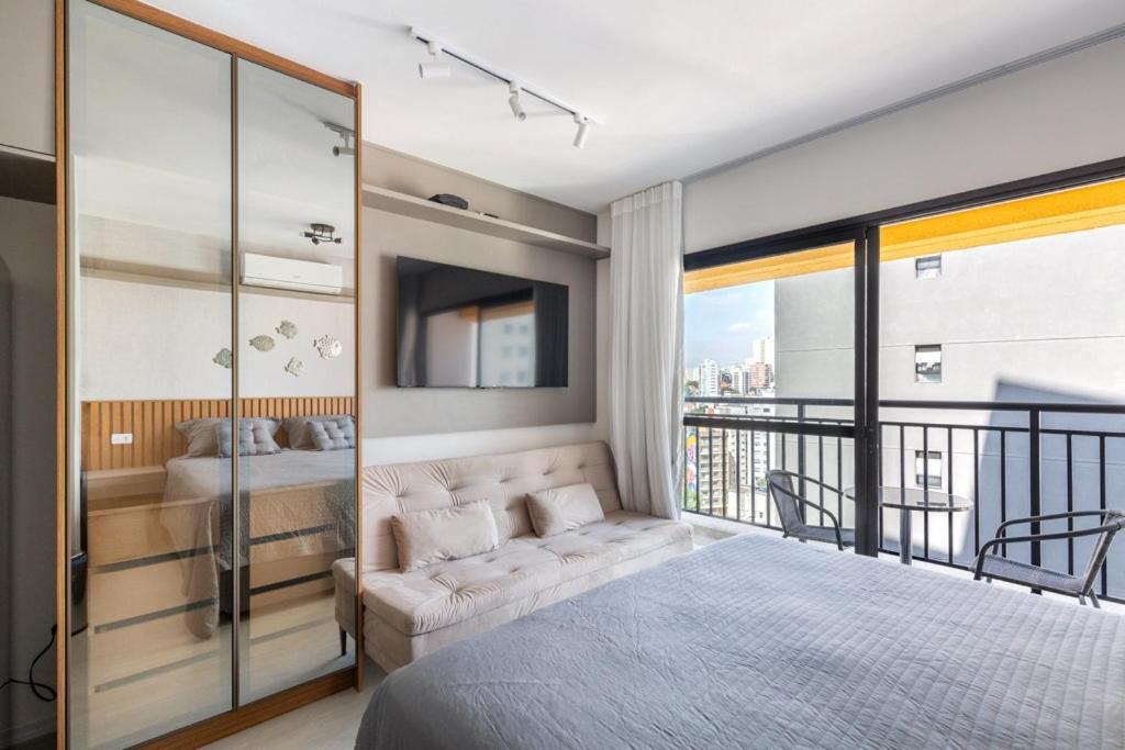 Novo E Aconchegante Proximo A Paulista E Ao H Sirio Andar Alto Apartamento *