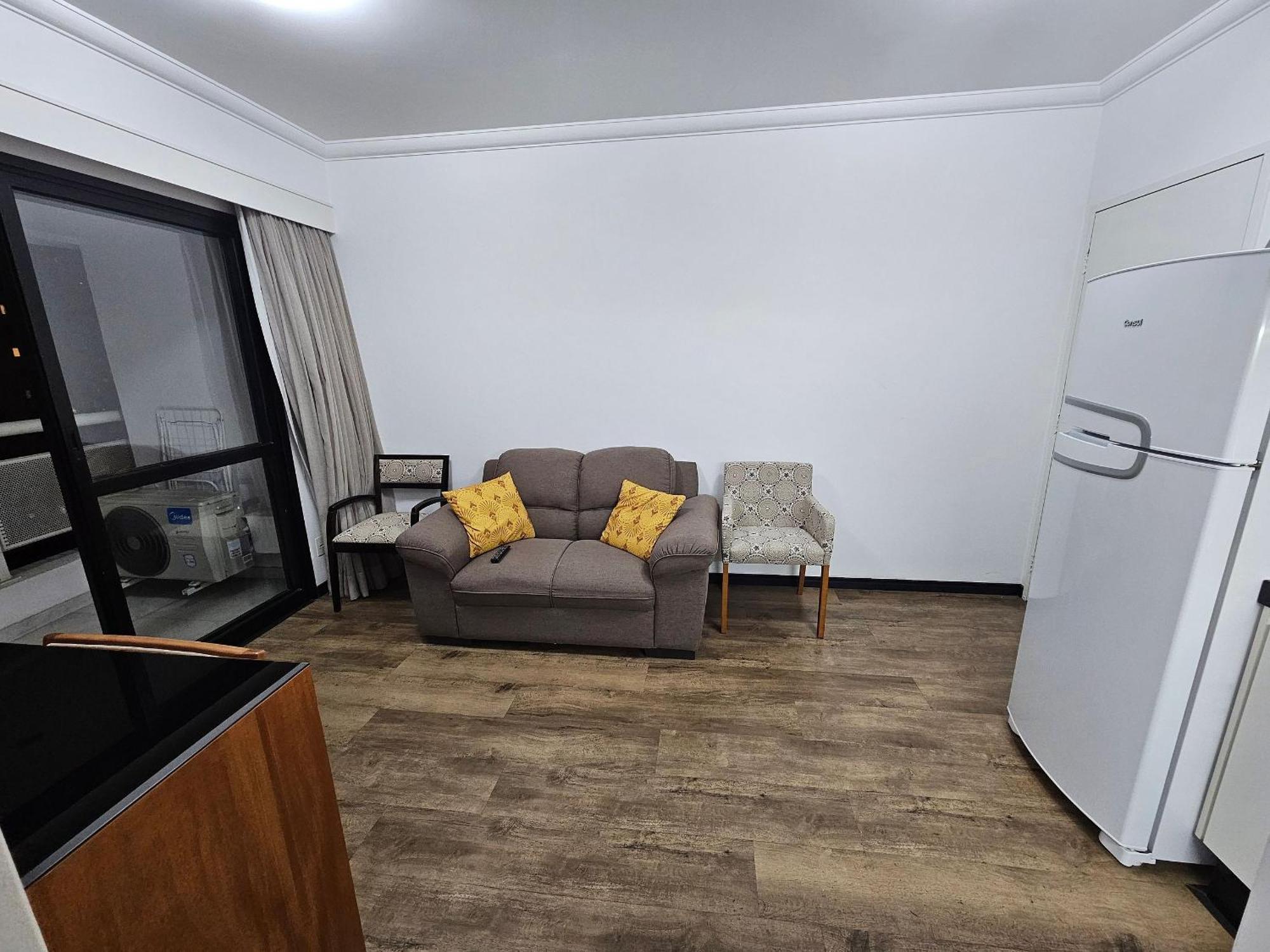 Apartment Flat The Palace Com Sala E Cozinha São Paulo