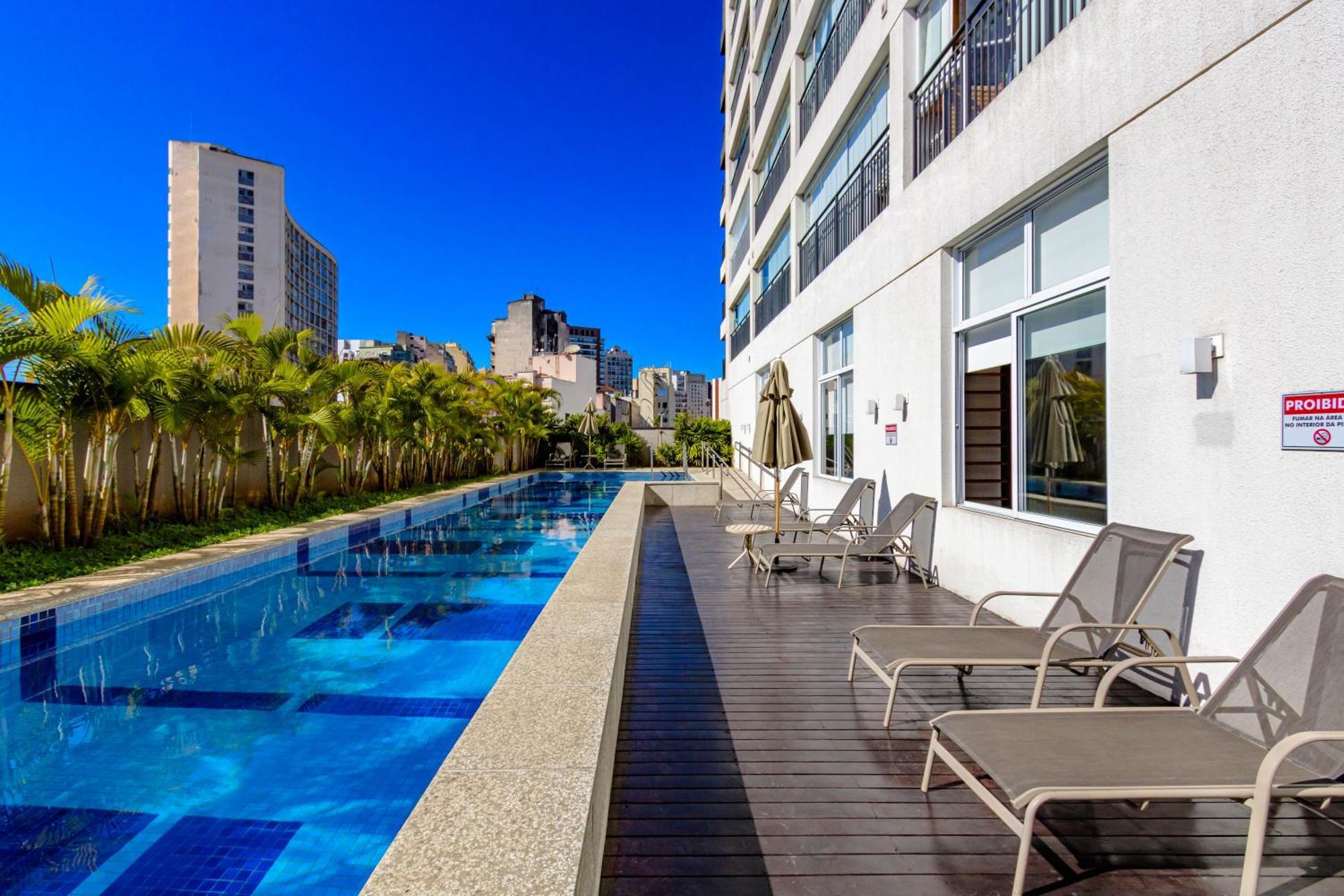 Apartemen Flat Completo No Metro Santa Cecilia Com Piscina - Sauna - Garagem *