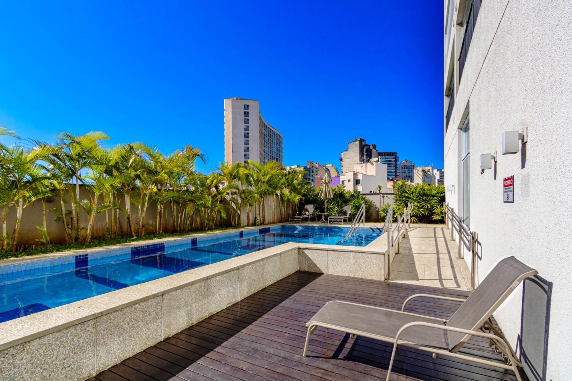 Flat Completo No Metro Santa Cecilia Com Piscina - Sauna - Garagem *