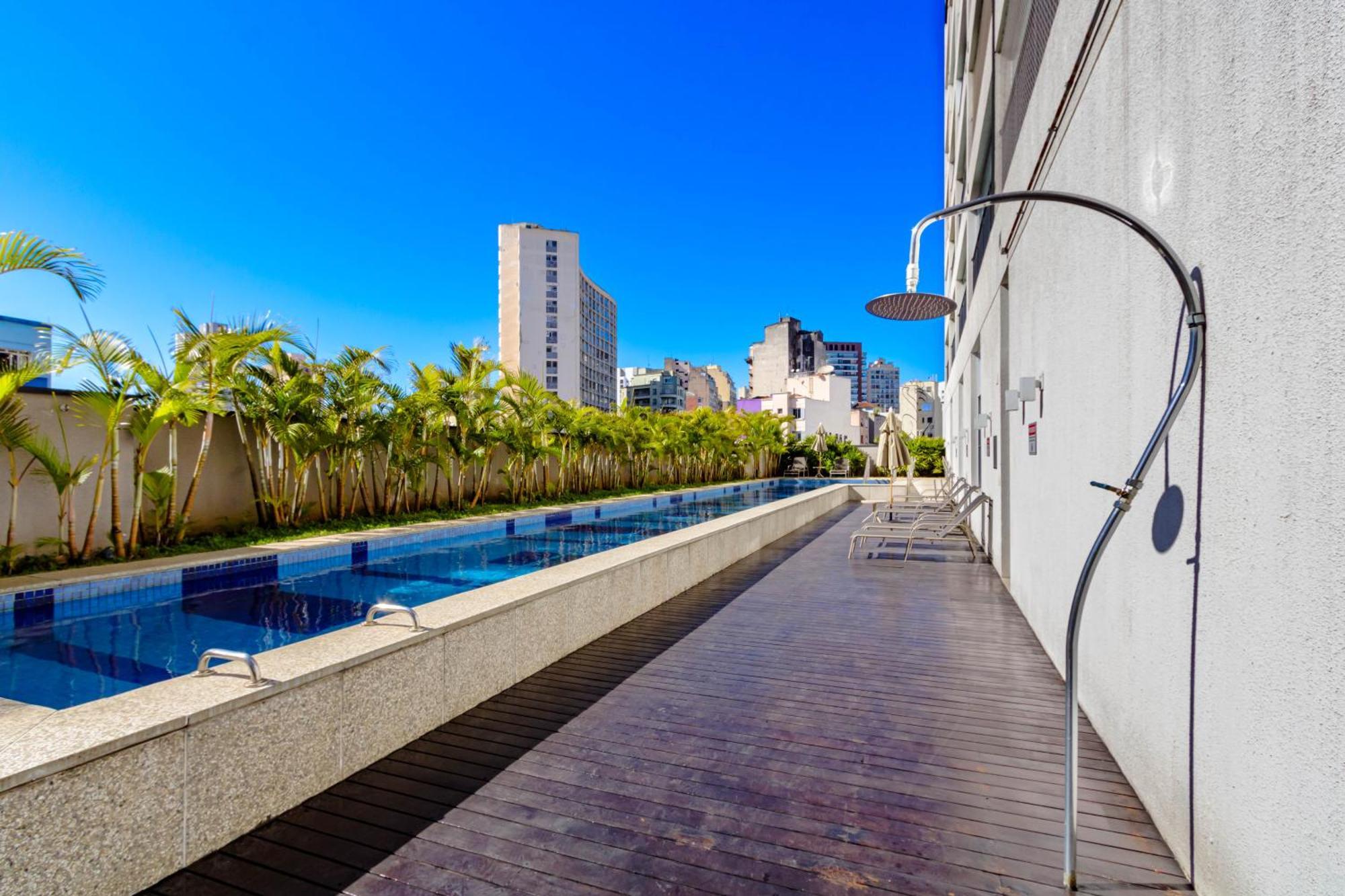 Flat Completo No Metro Santa Cecilia Com Piscina - Sauna - Garagem Sao Paulo