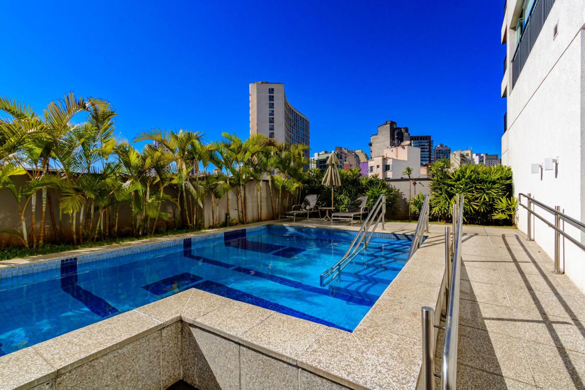 Flat Completo No Metro Santa Cecilia Com Piscina - Sauna - Garagem * Sao Paulo