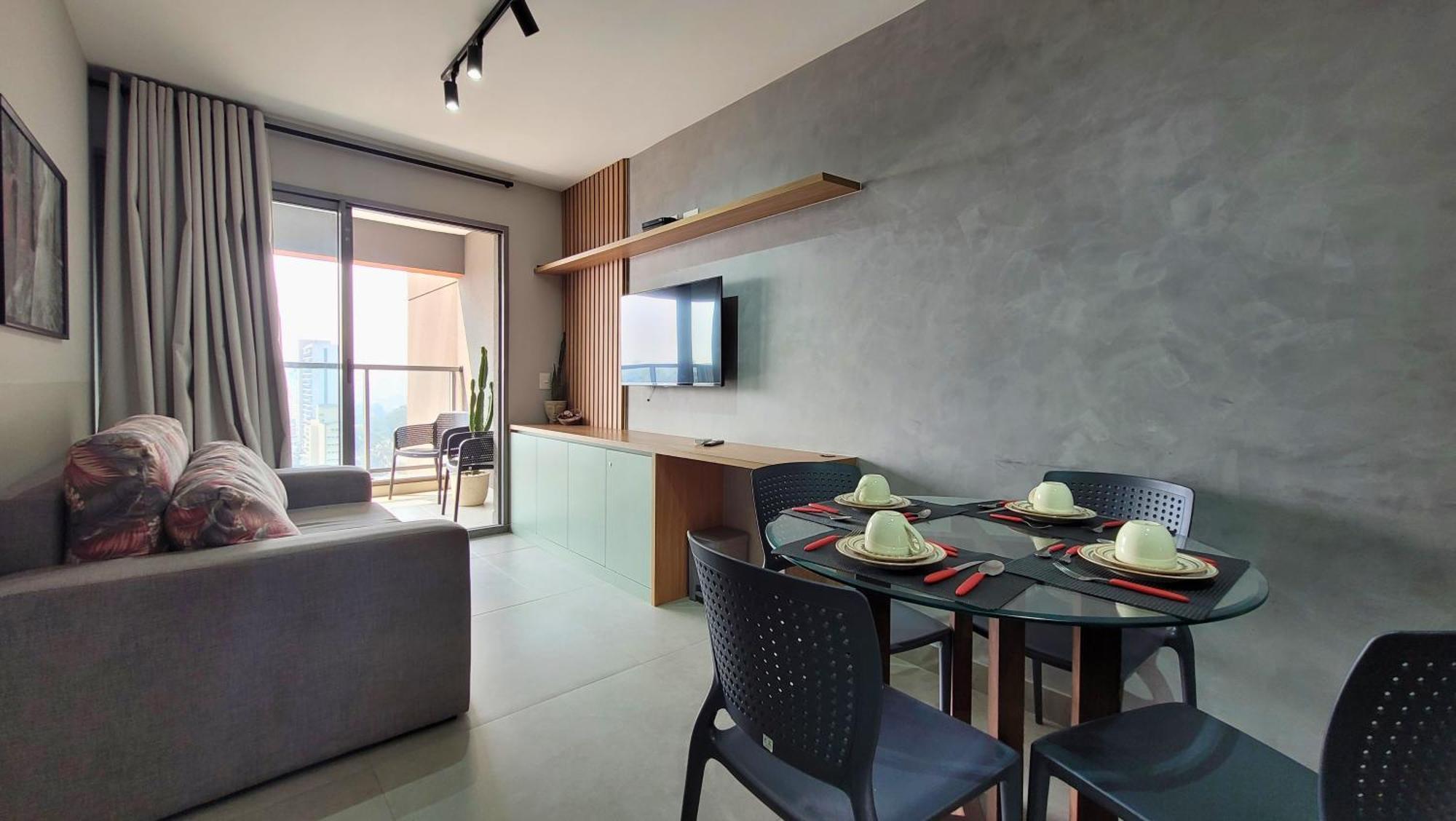 Apartment Booksampa 211 Lume 400m Metro Alto Da Boa Vista
