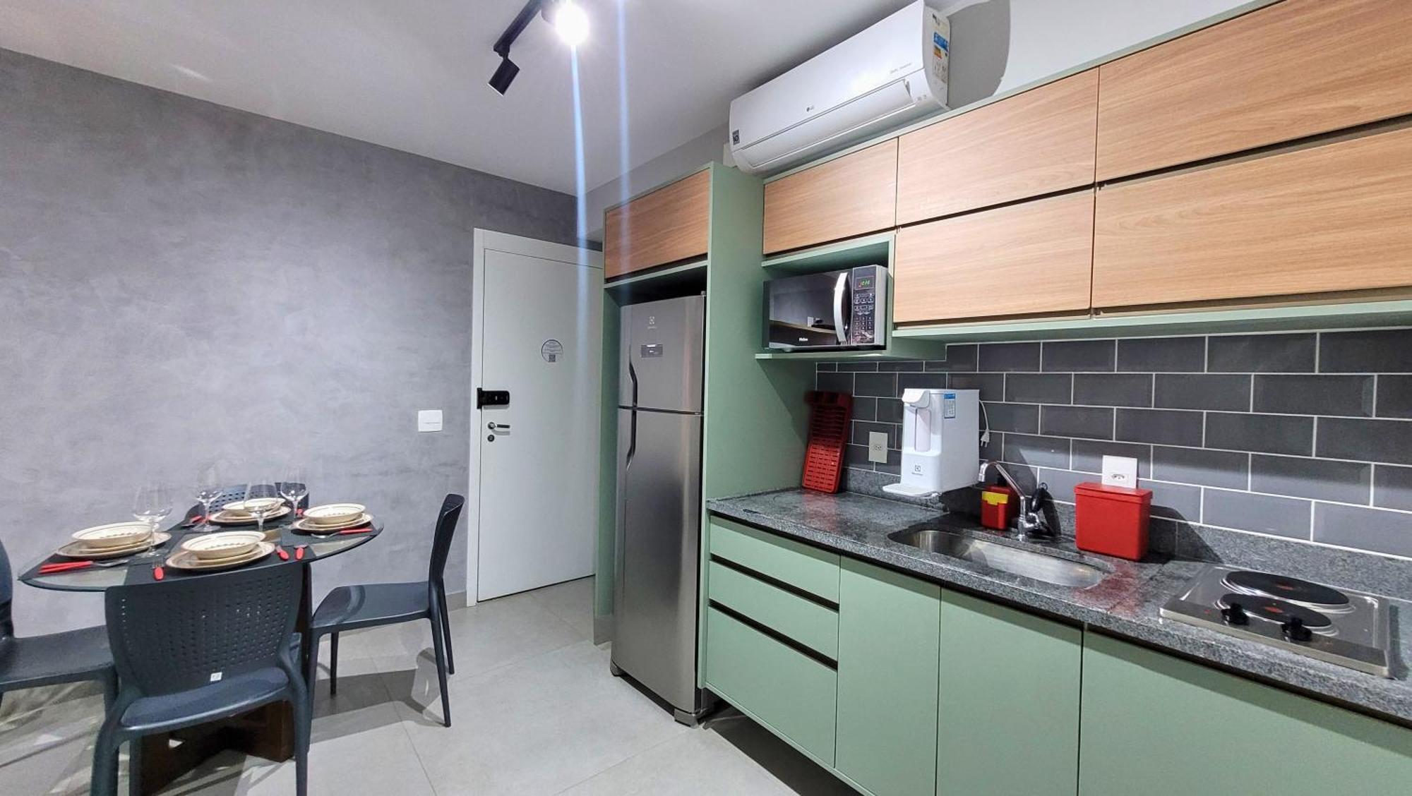 Apartment Booksampa 211 Lume 400m Metro Alto Da Boa Vista Sao Paulo