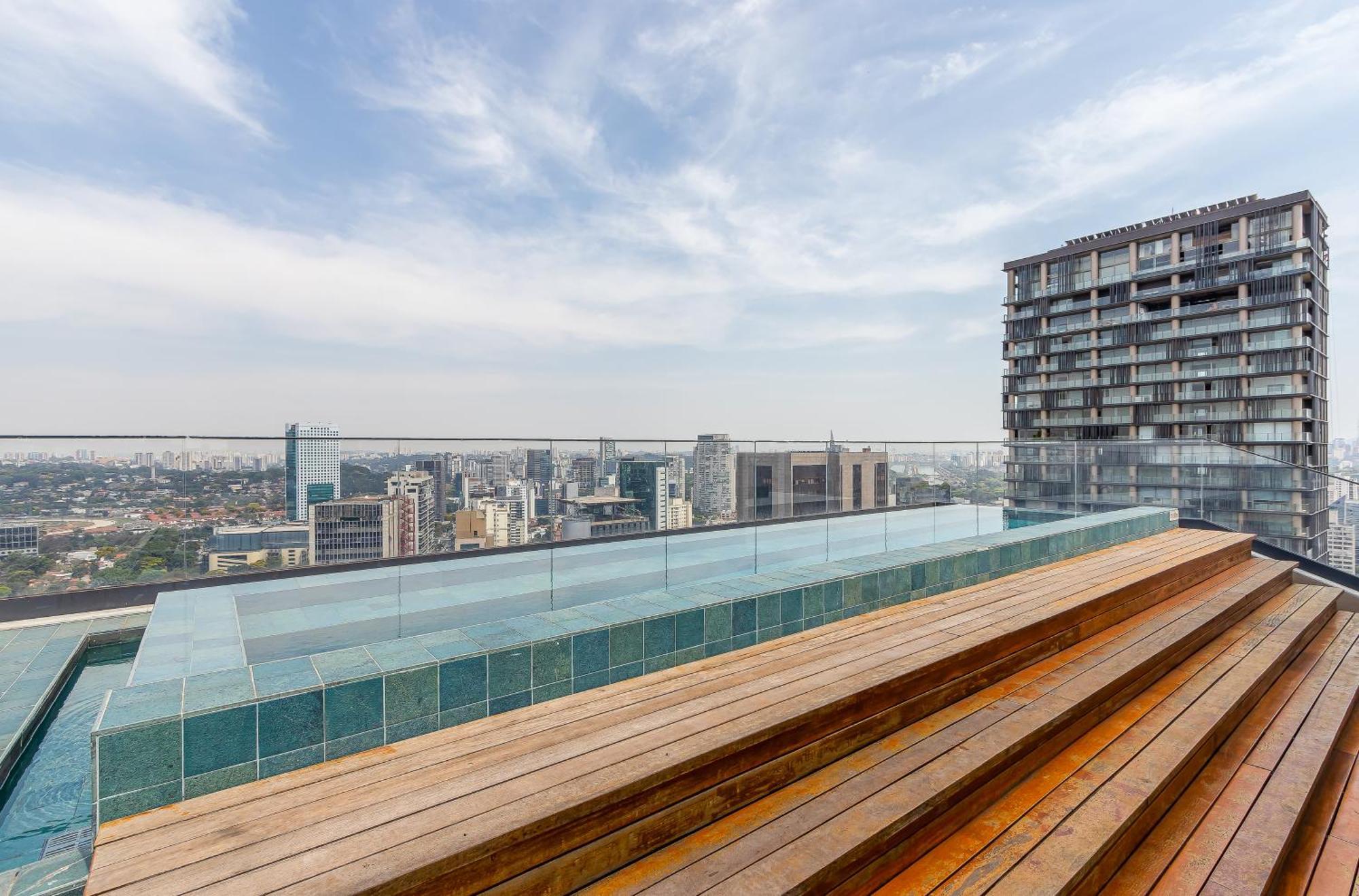 Predio Com Rooftop E Cafe Da Manha Ao Lado Da Faria Lima - Jfl Apartamento São Paulo