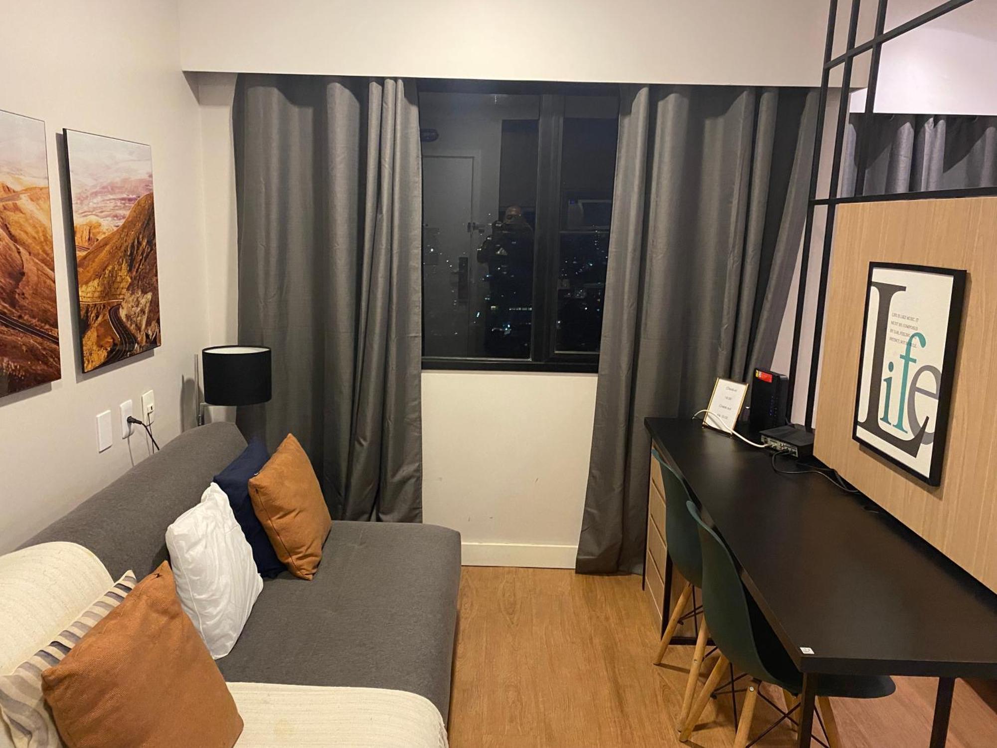 Flat Maravilhoso Em Frente Ao Aeroporto De Congonhas - H1601 Apartment Sao Paulo