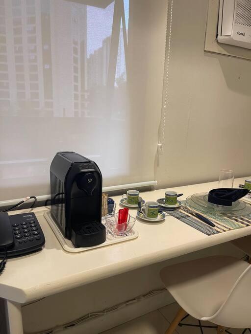 Apartment Flat Moema Com Varanda,lazer,servicos E Vaga Sao Paulo