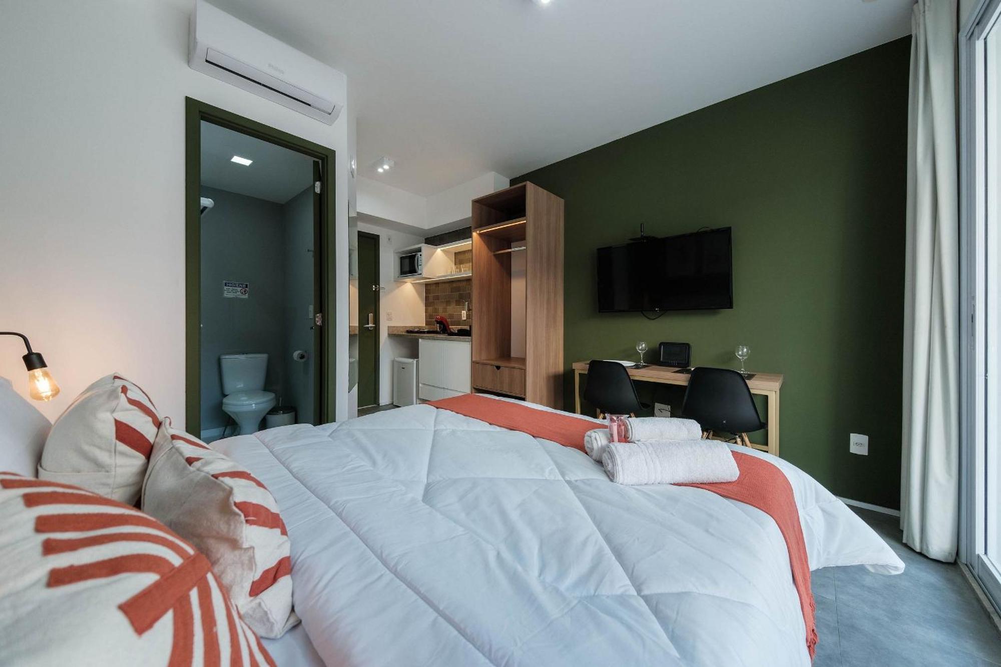Lz414 - Conforto Na Luz: Apto Moderno Com Piscina Apartamento *