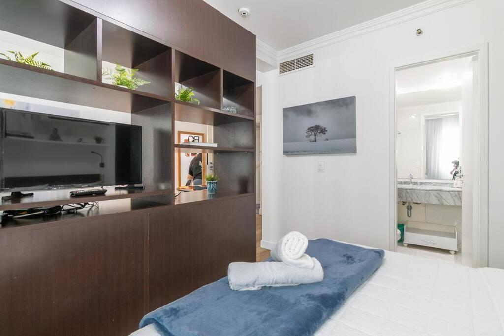 Lindo Flat Em Pinheiros Na Rua Oscar Freire E Proximo Hospital Clinicas * Sao Paulo
