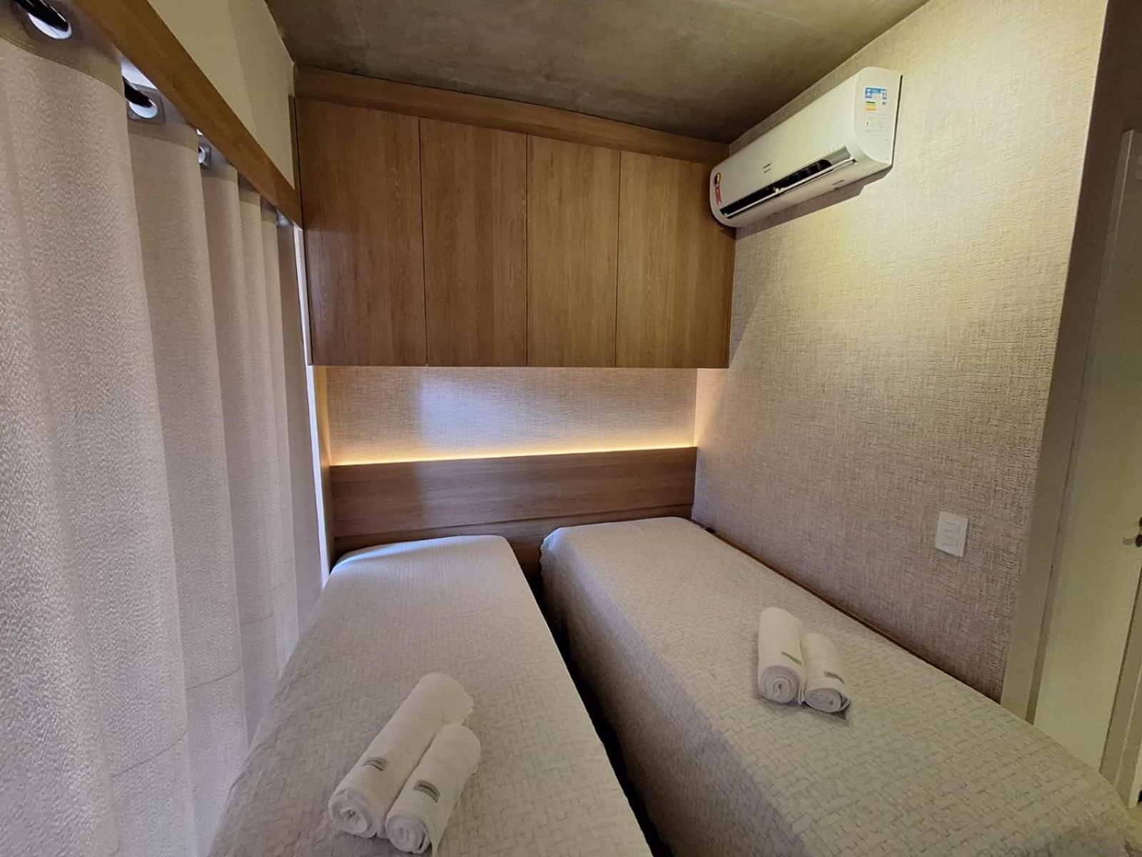 Novo Ao Lado Da Av Paulista Com 2 Camas Solteiro Ou 1 Cama Casal Apartemen Sao Paulo